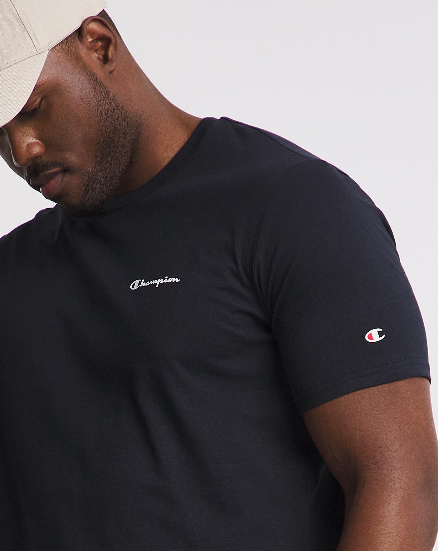 Champion Small Logo T-Shirt - Navy - Men's