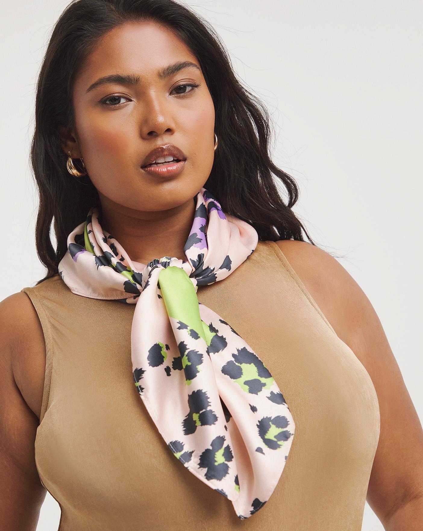 Printed satin scarf - Hair Accessories - ACCESSORIES - Woman 