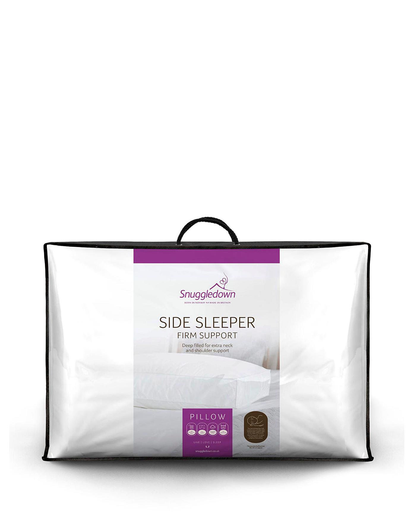 Snuggledown Luxury Side Sleeper Pillow J D Williams