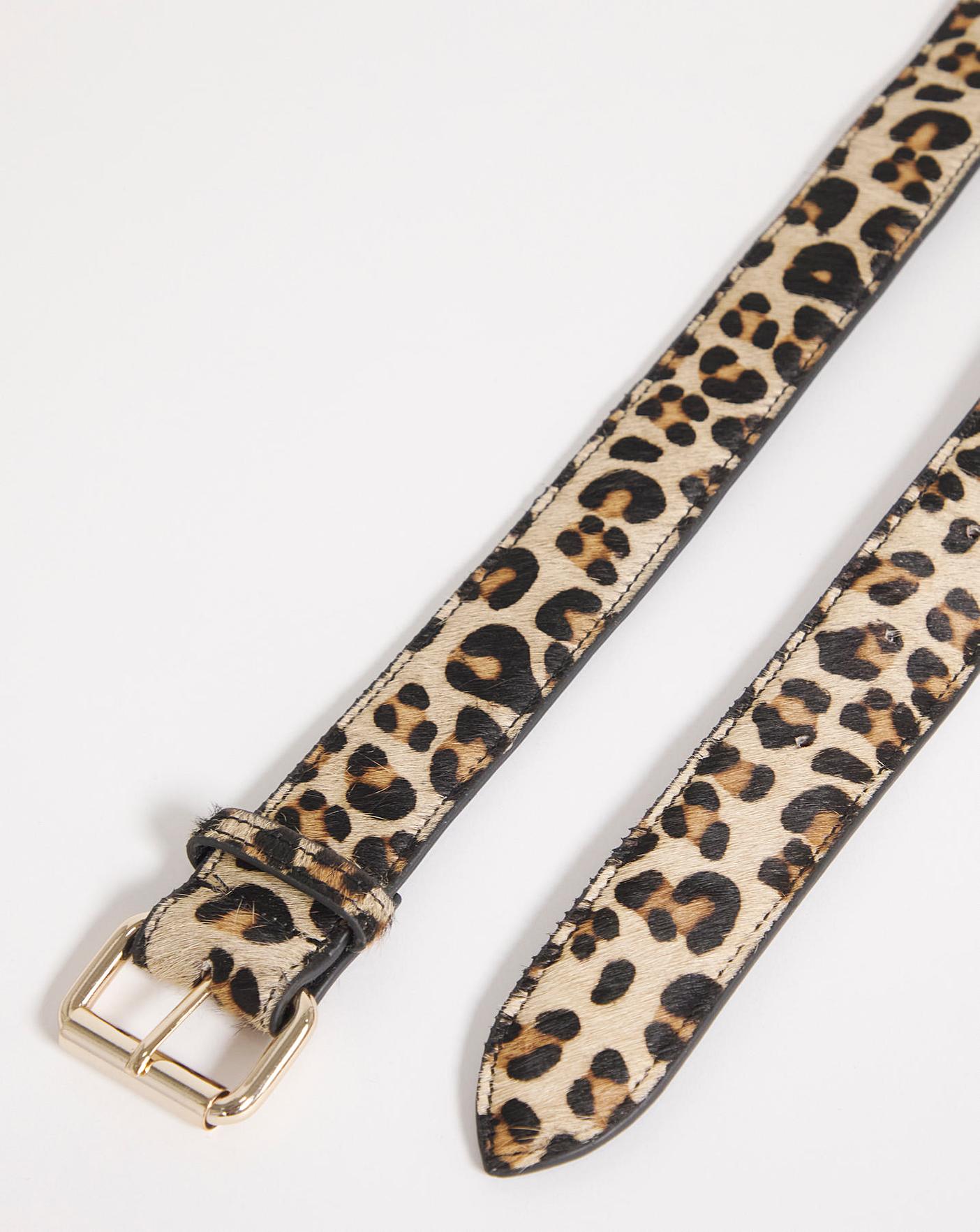 Leopard belts cheap