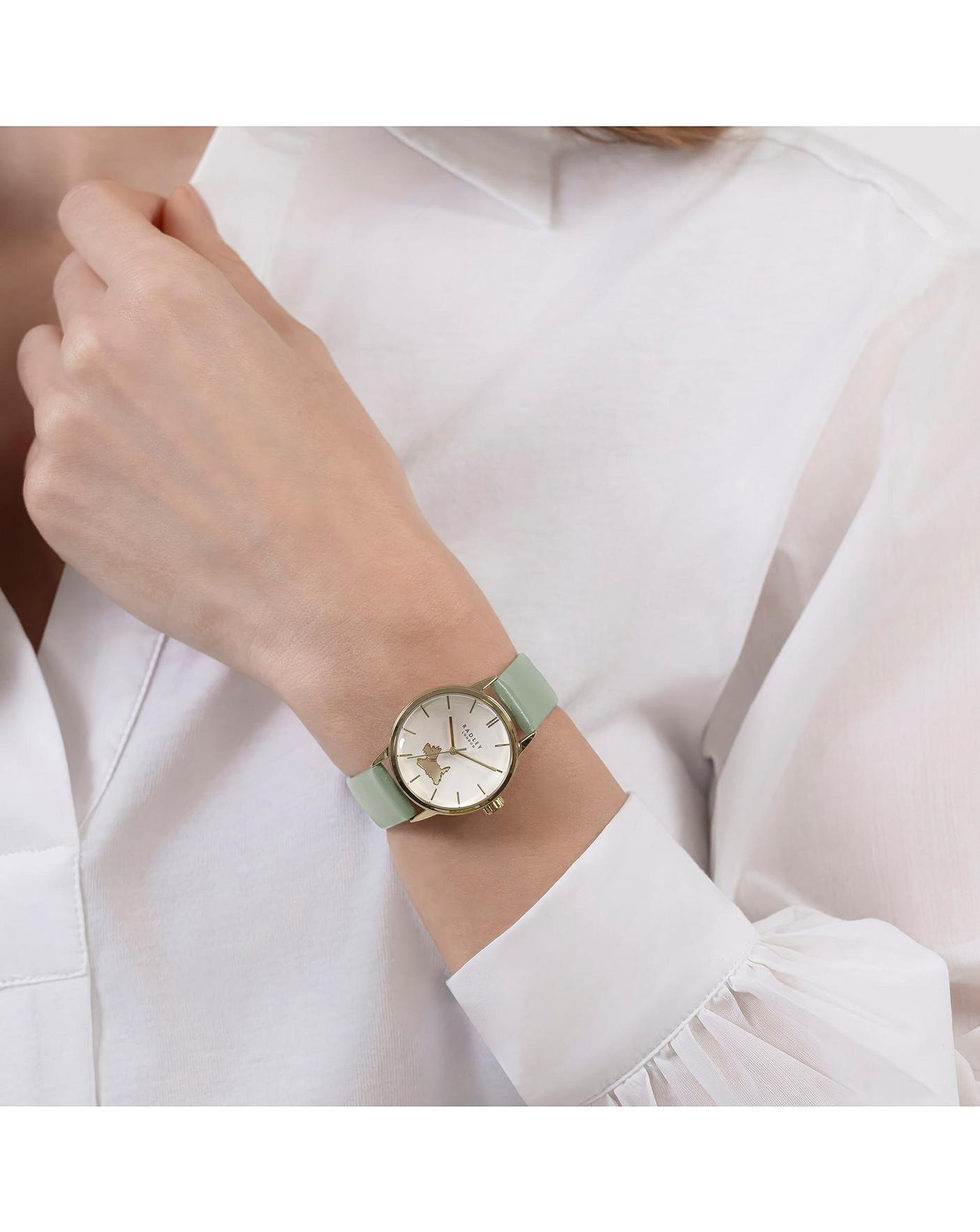 Radley Green Fig Leather Strap Watch | Marisota