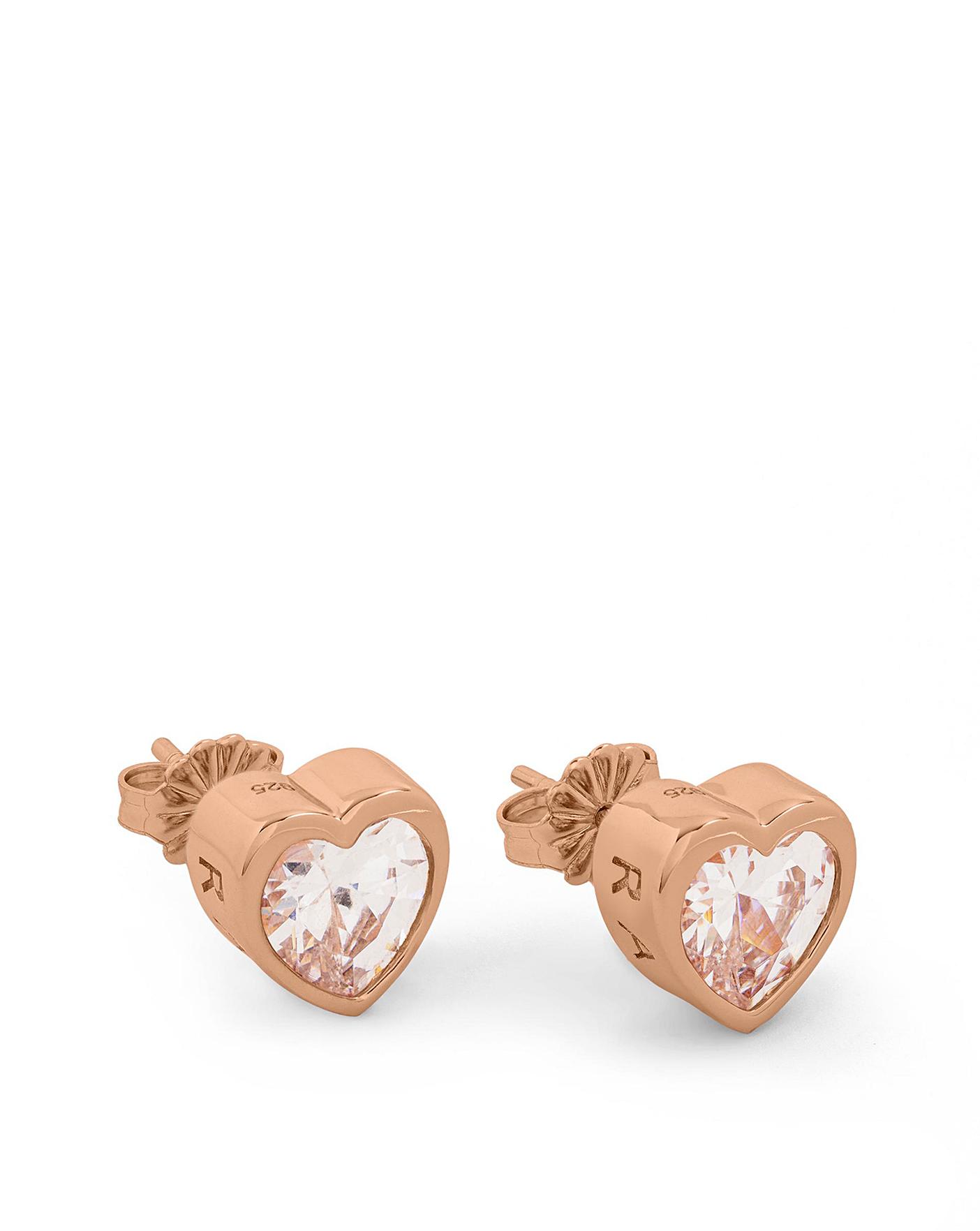 Newbridge Silverware Amy Huberman Star Earrings with Clear Stones (E022) -  RJ Barber & Sons