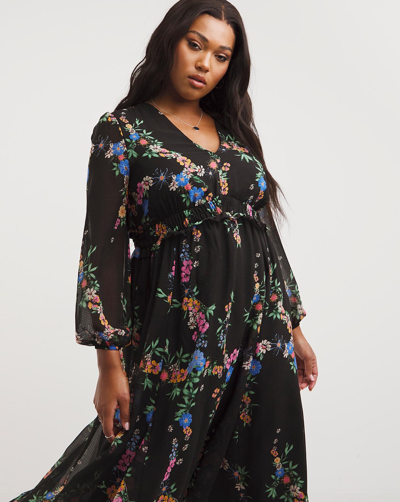 Midi hotsell flower dress