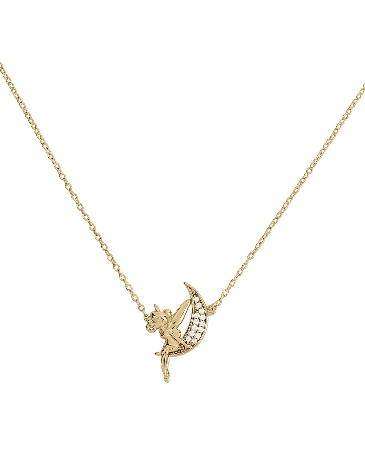 Gold deals tinkerbell necklace