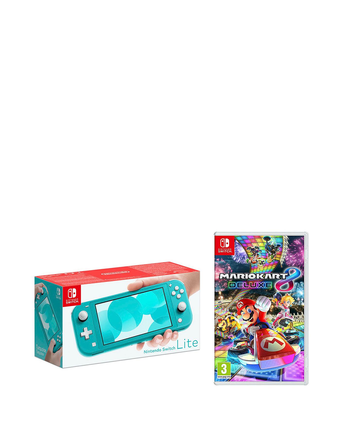 Nintendo switch lite bundle mario kart new arrivals