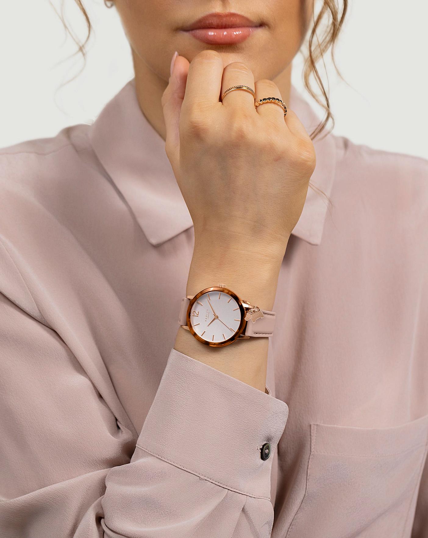 Pink shop radley watch