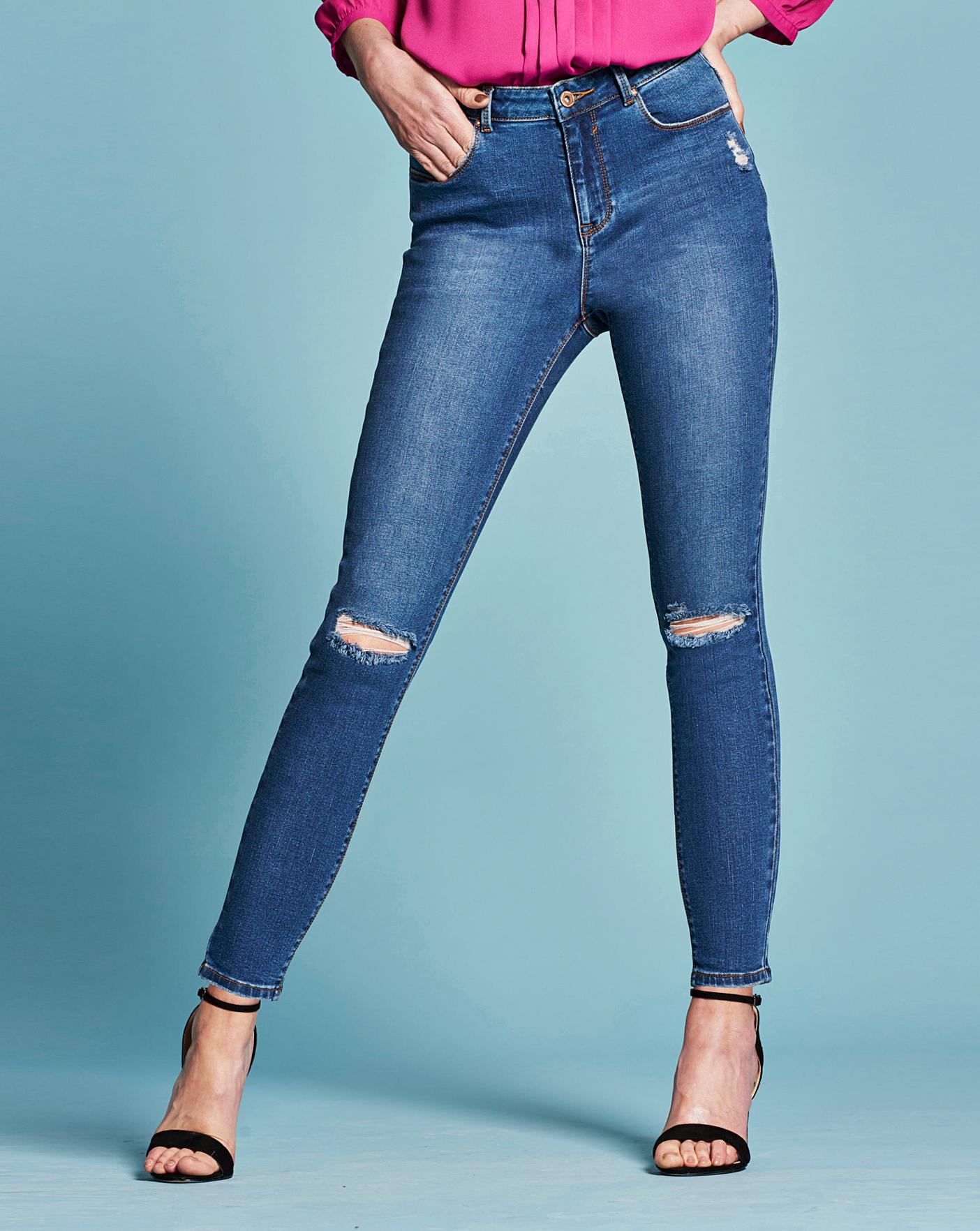 short ankle jeans