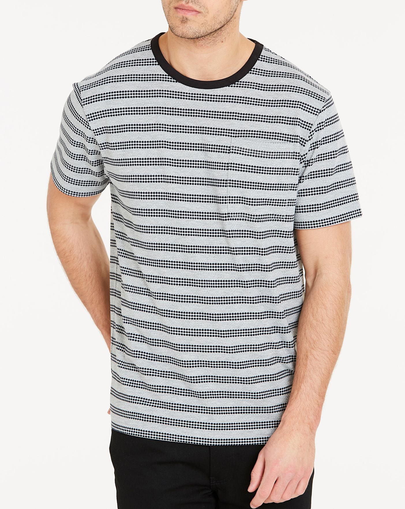 Texture Stripe T-Shirt Reg | Crazy Clearance