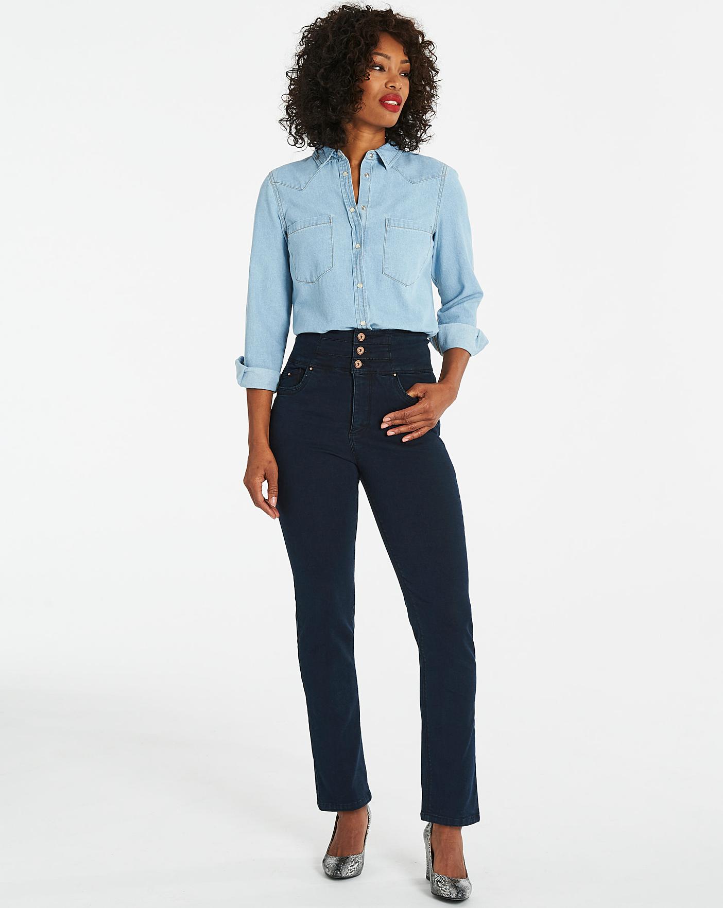 shape and sculpt high waisted jeans