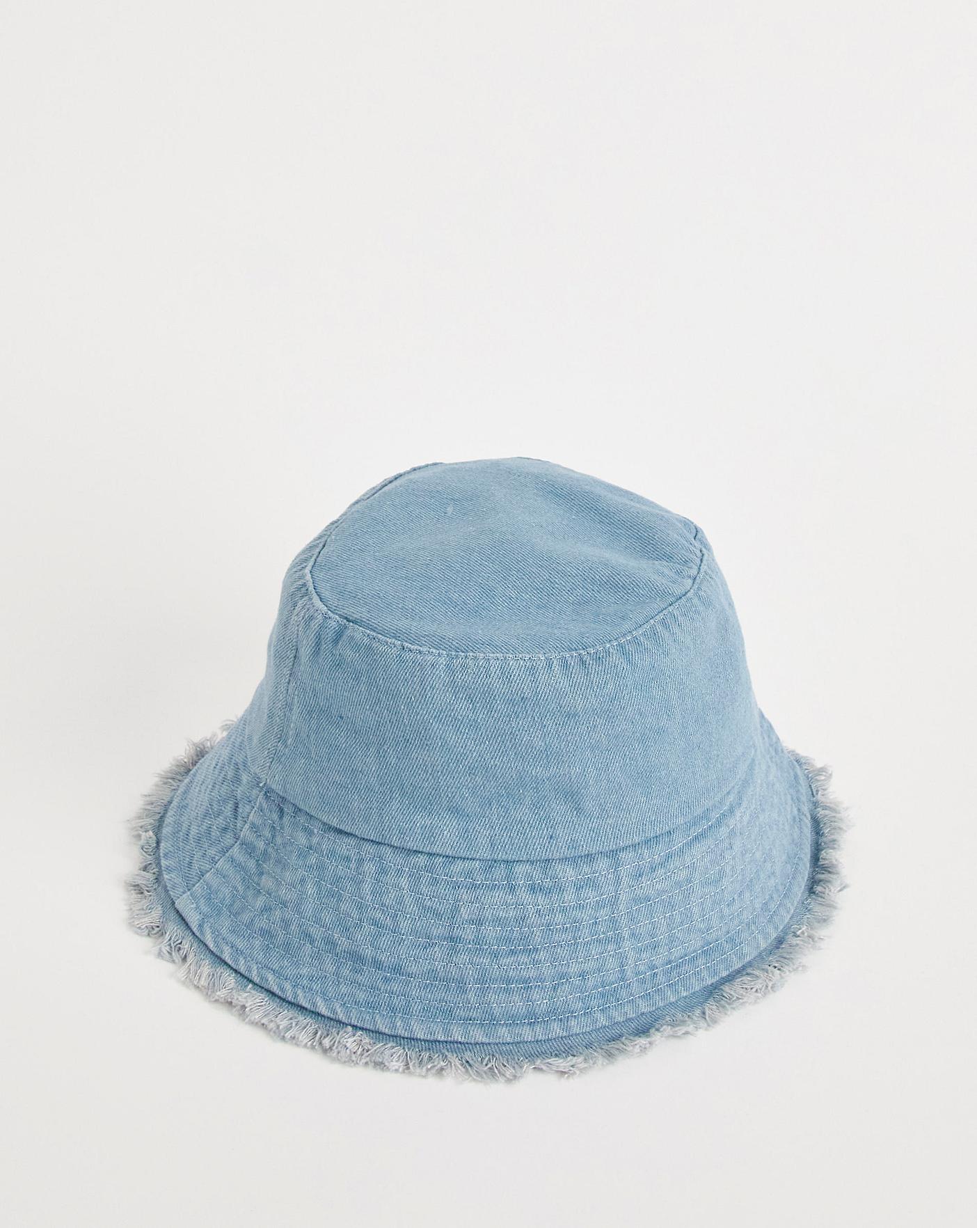 Blue Denim Bucket Hat | J D Williams