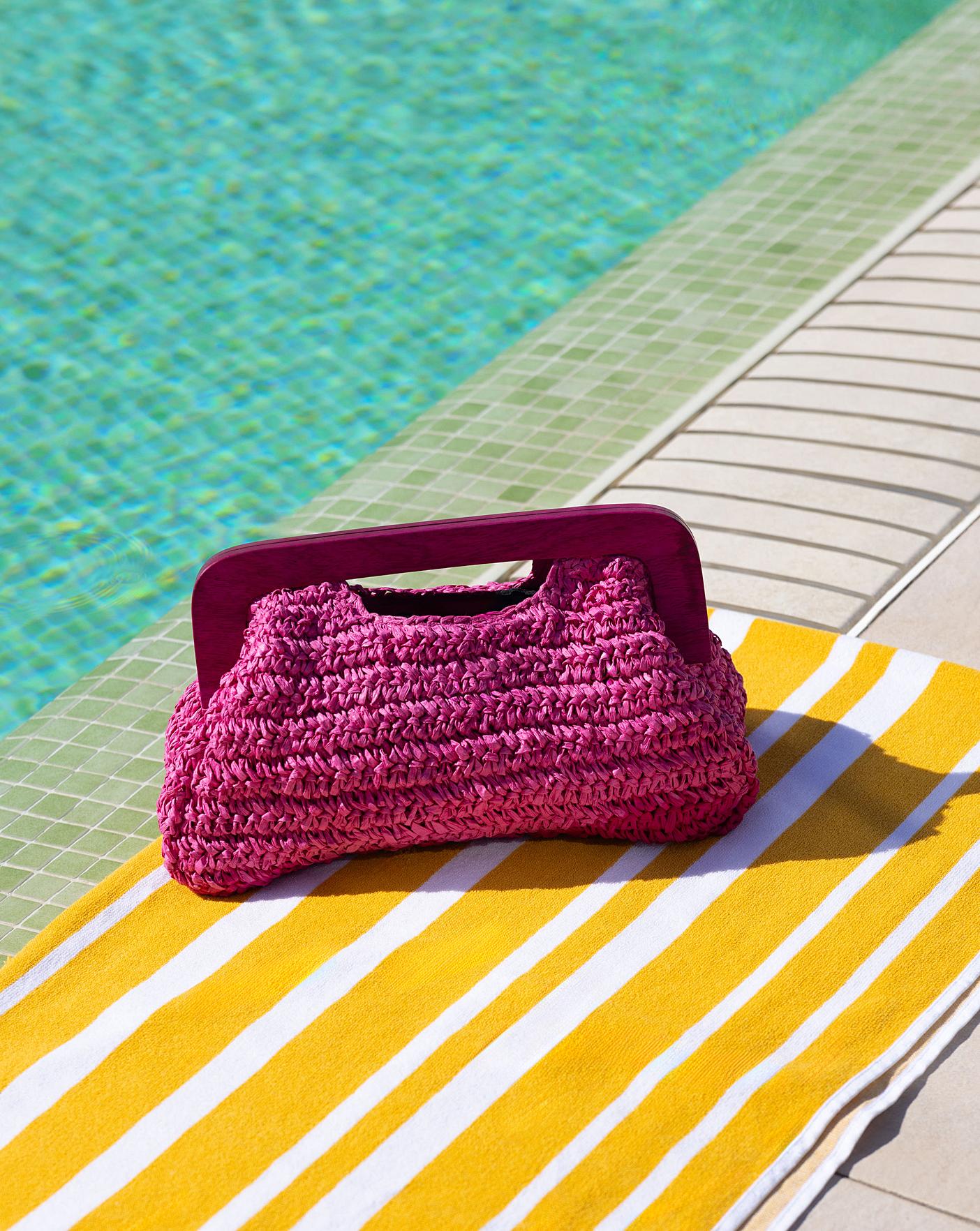 Raffia clutch bag outlet