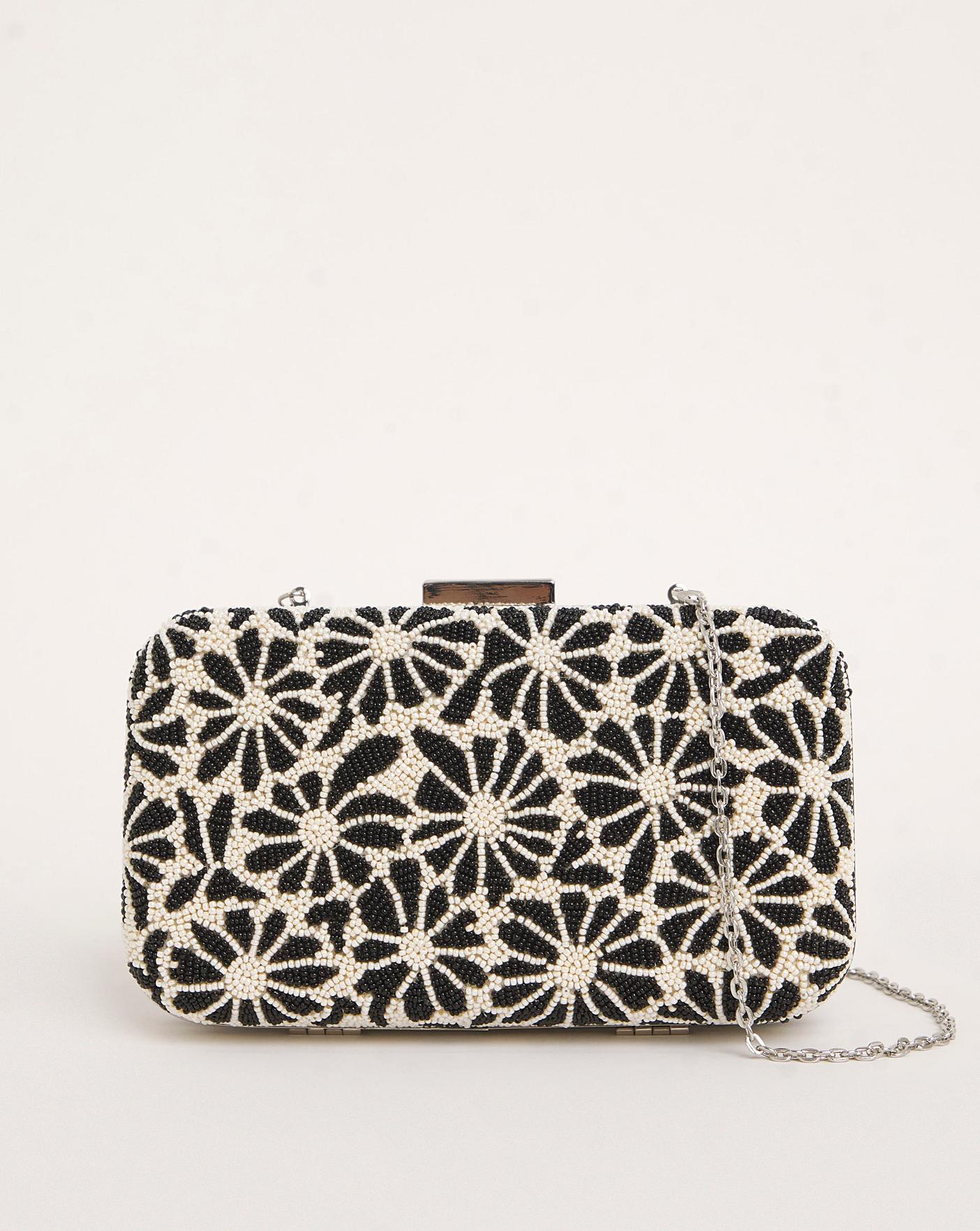 Black and white clutch outlet
