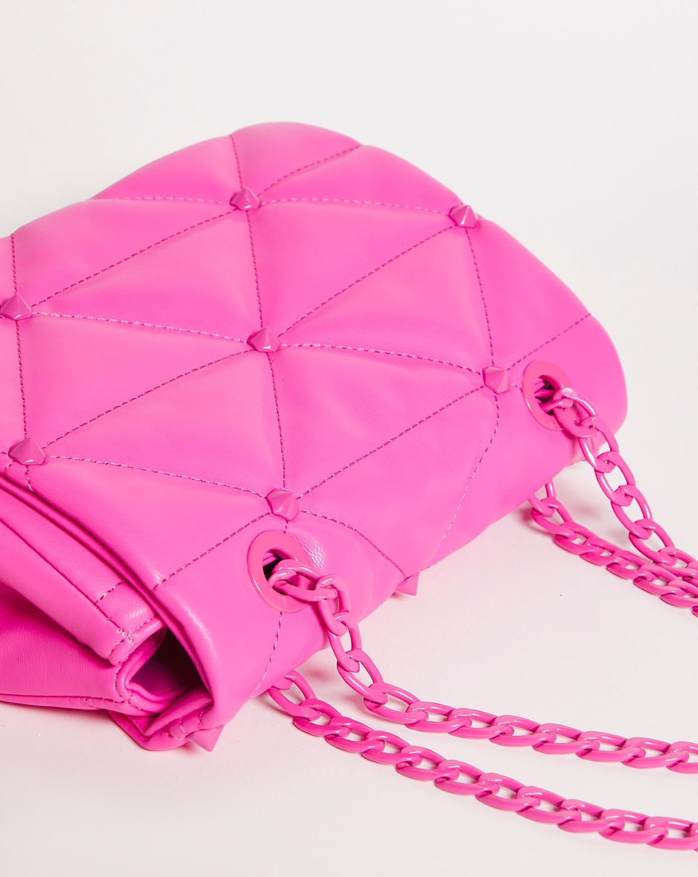 Chanel 2021 Classic Flap Phone Holder on Chain - Pink Crossbody