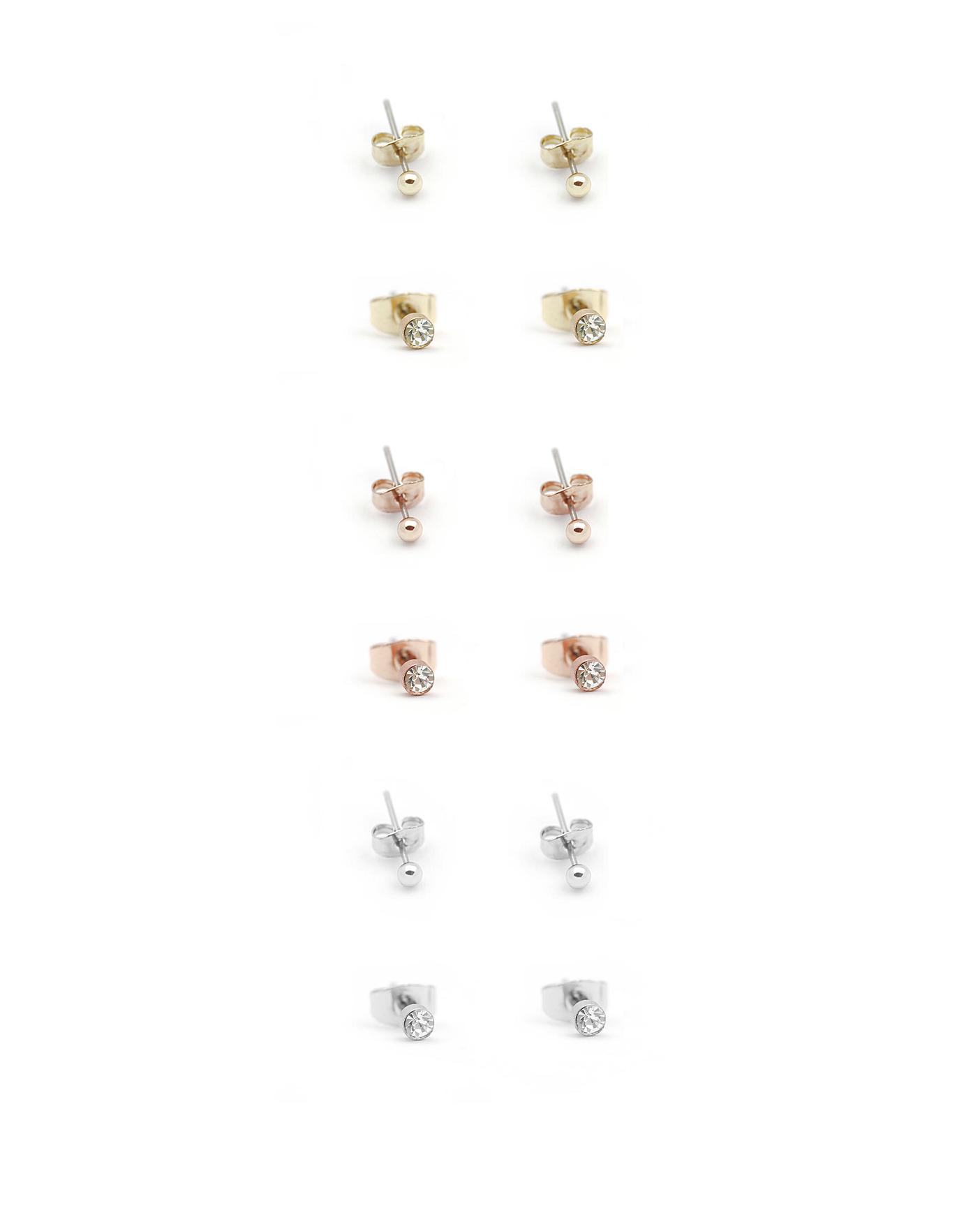 Stud hot sale earrings set