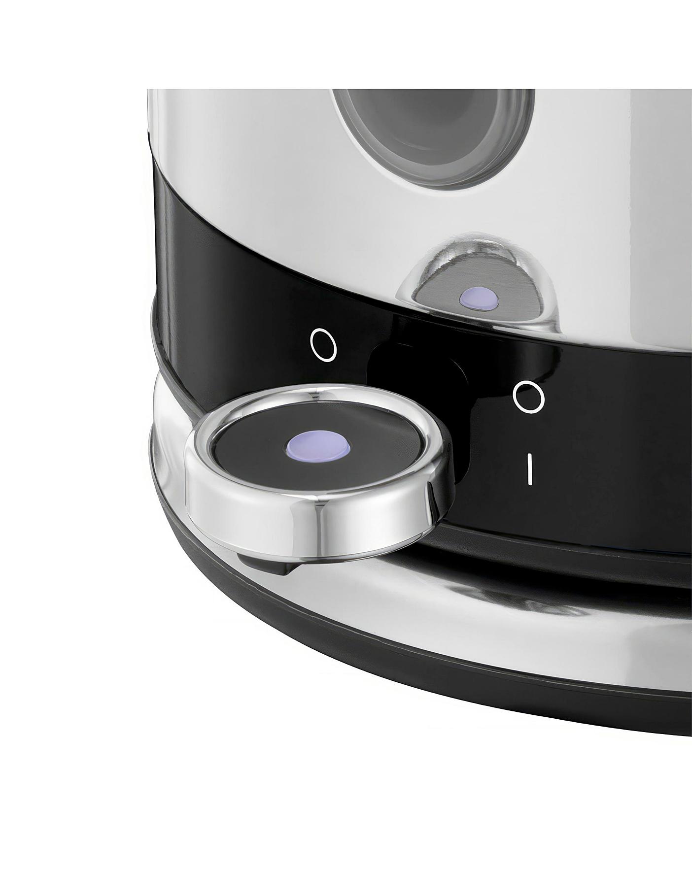 Distinctions Black Bollitore, Russell Hobbs, Acciaio Inox