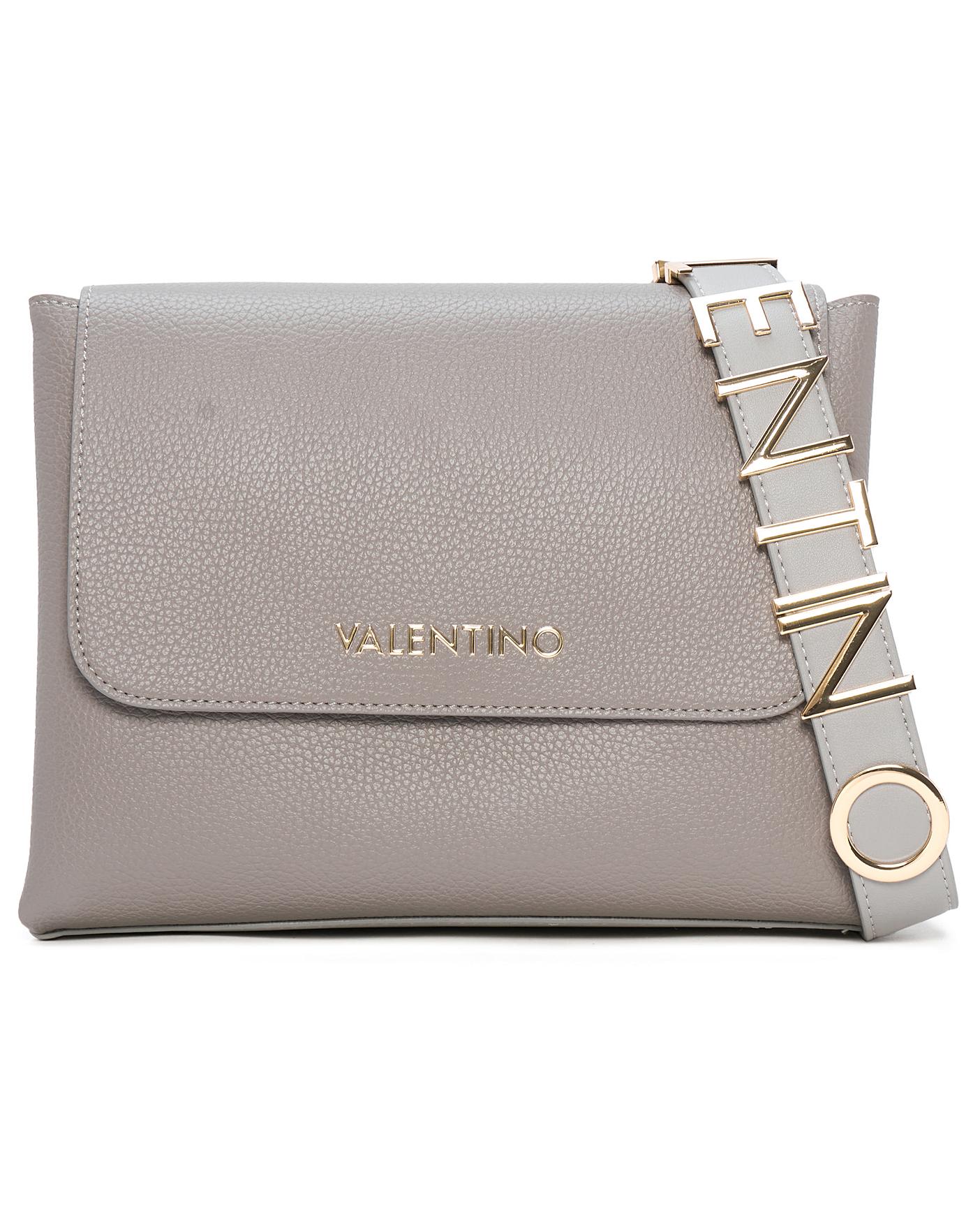 Valentino Bags Alexia Logo Strap Satchel Premier Man