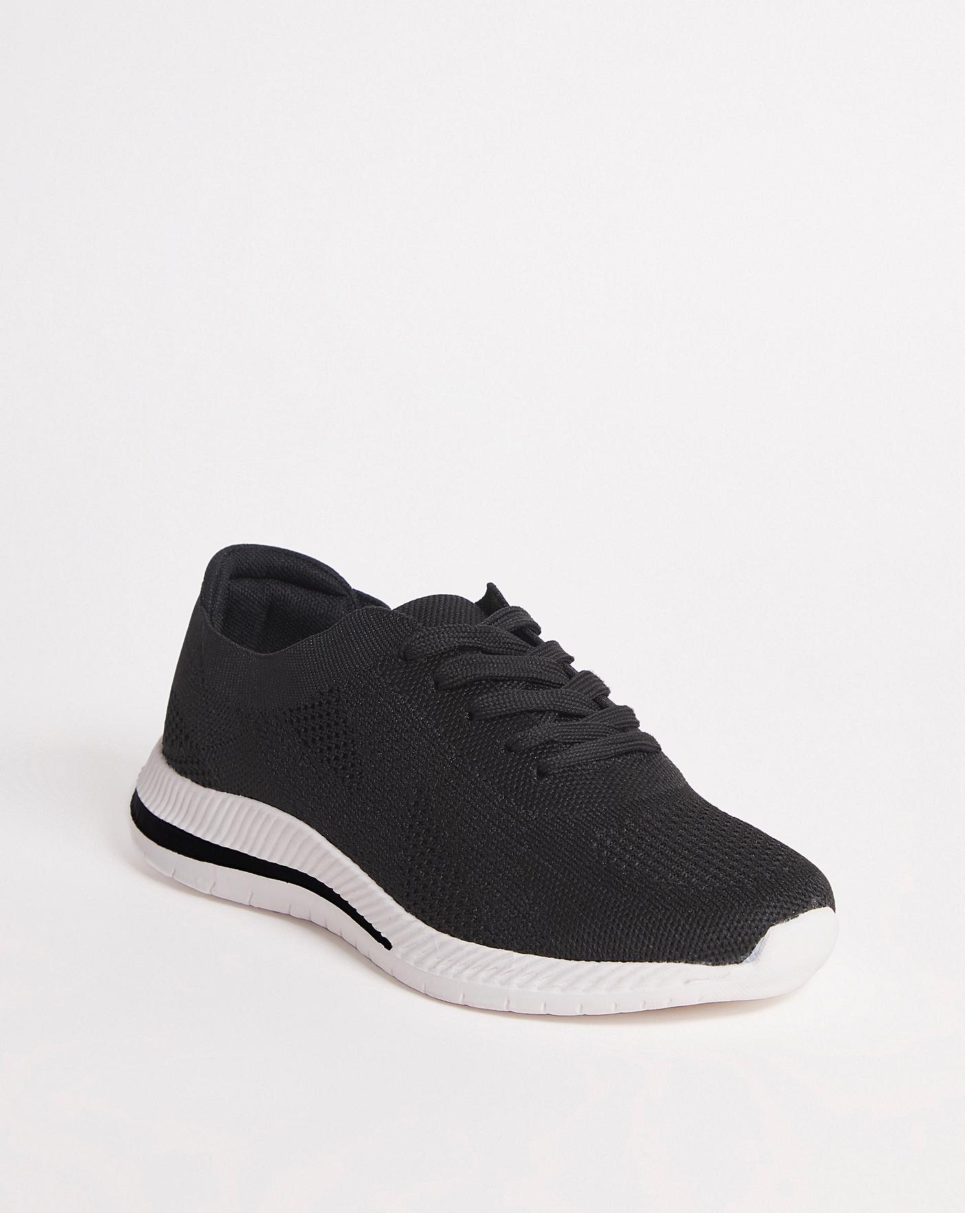 Cushion Walk Fly Knit Trainer E Fit | J D Williams