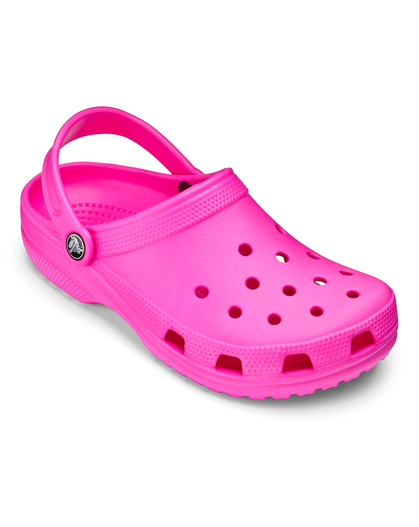 crocs clog pink