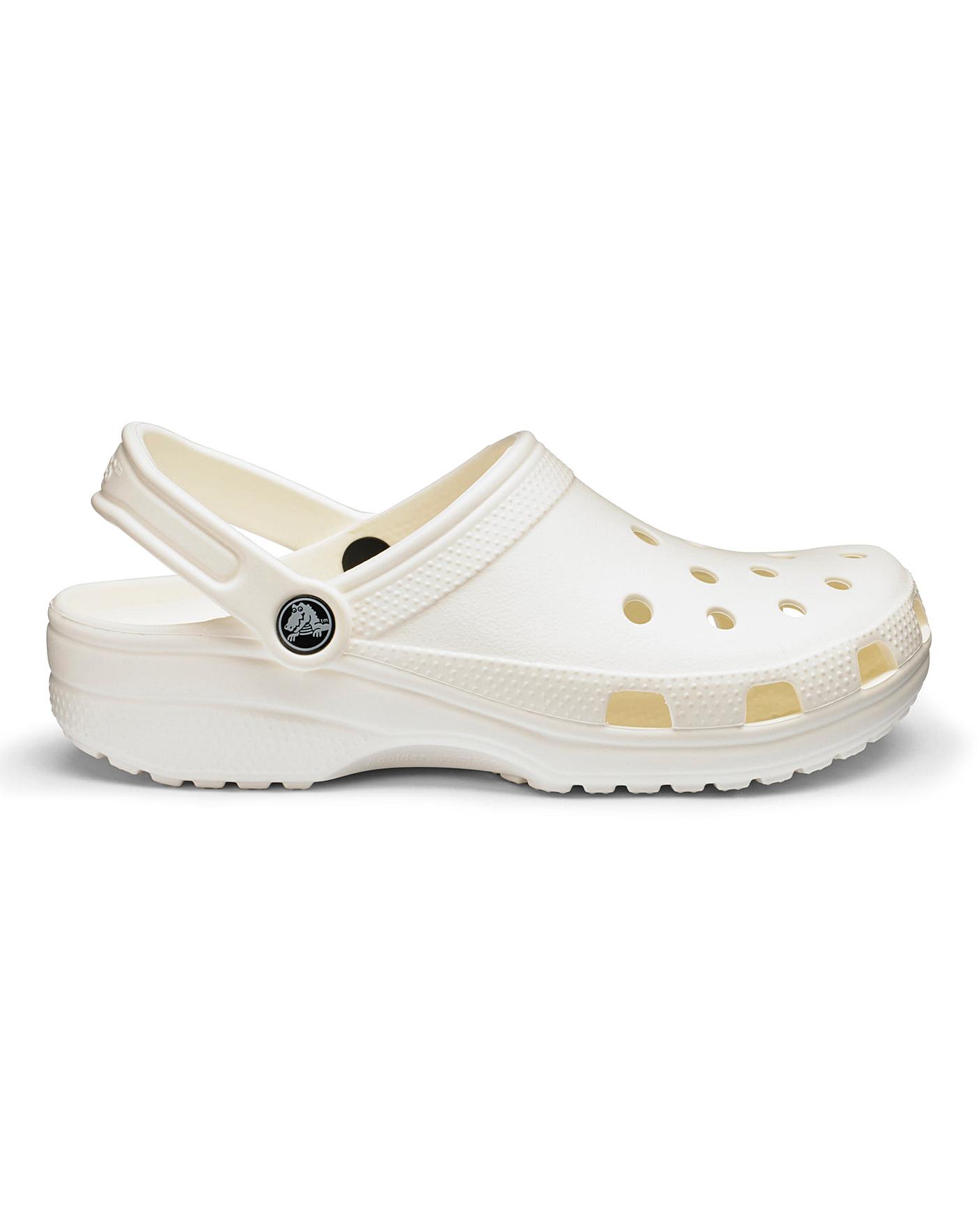 mens white crocs