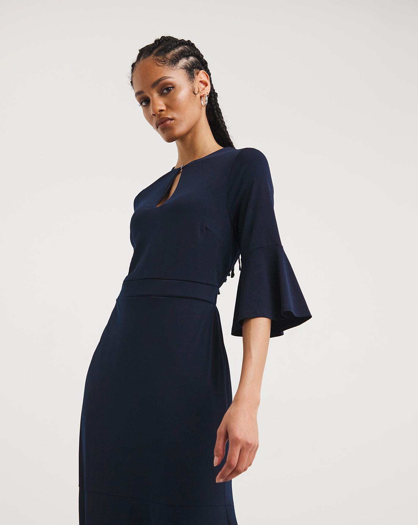 Joanna Hope Navy Luxe Jersey Dress | Ambrose Wilson