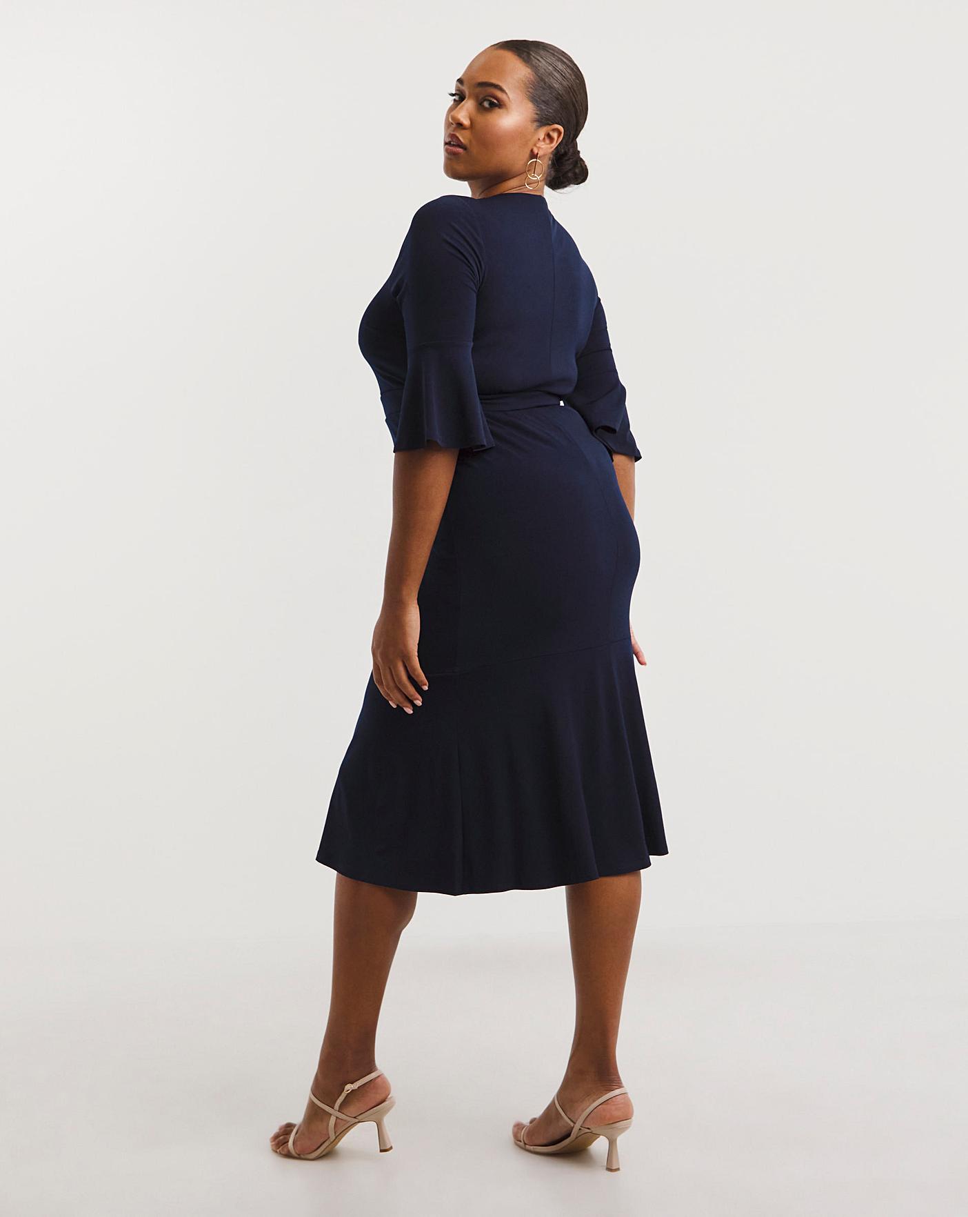 Joanna Hope Navy Luxe Jersey Dress Fashion World