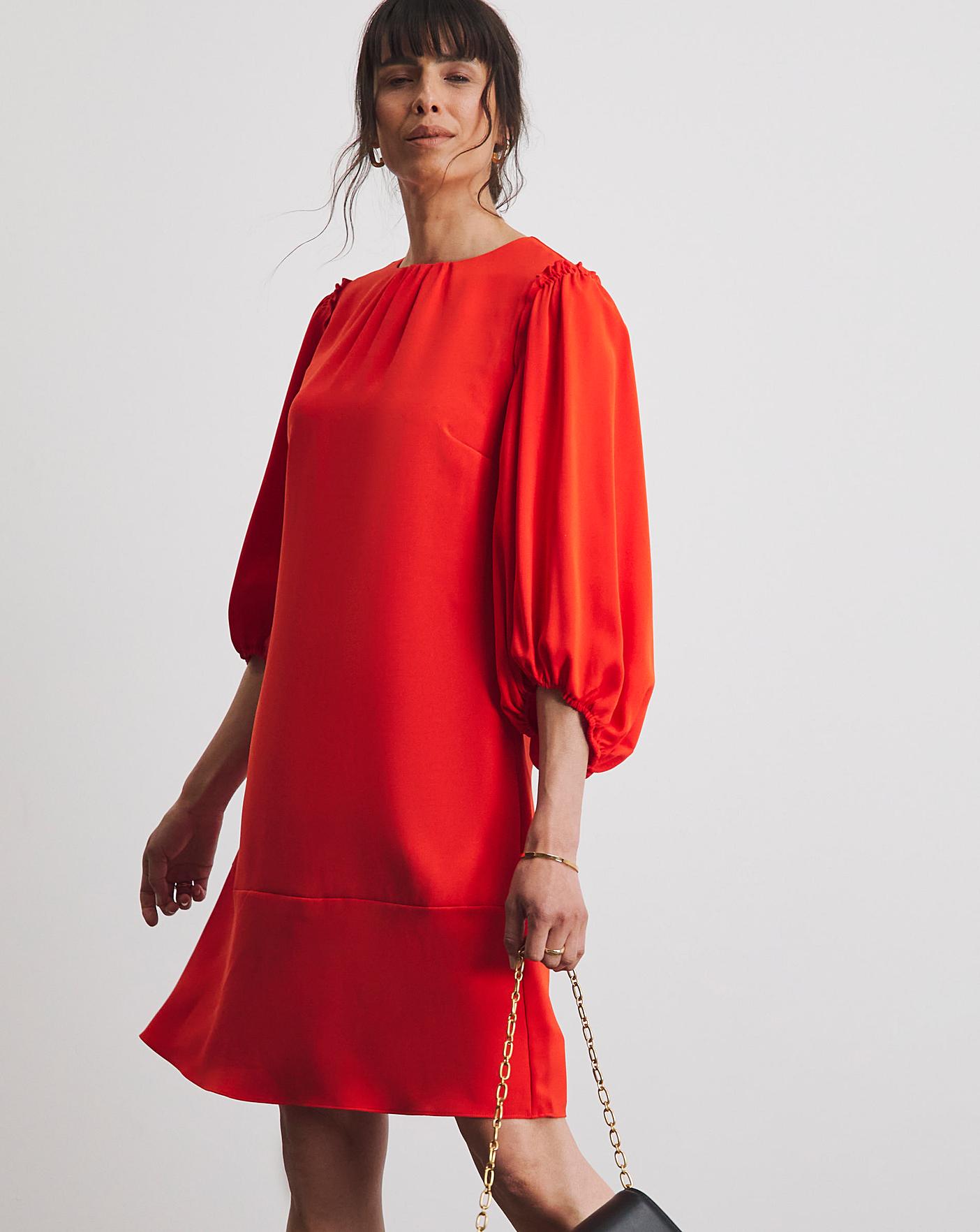 Joanna Hope Balloon Sleeve Shift Dress | Marisota