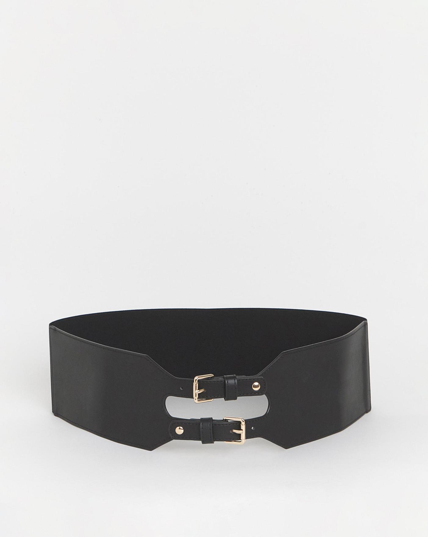 double buckle corset belt