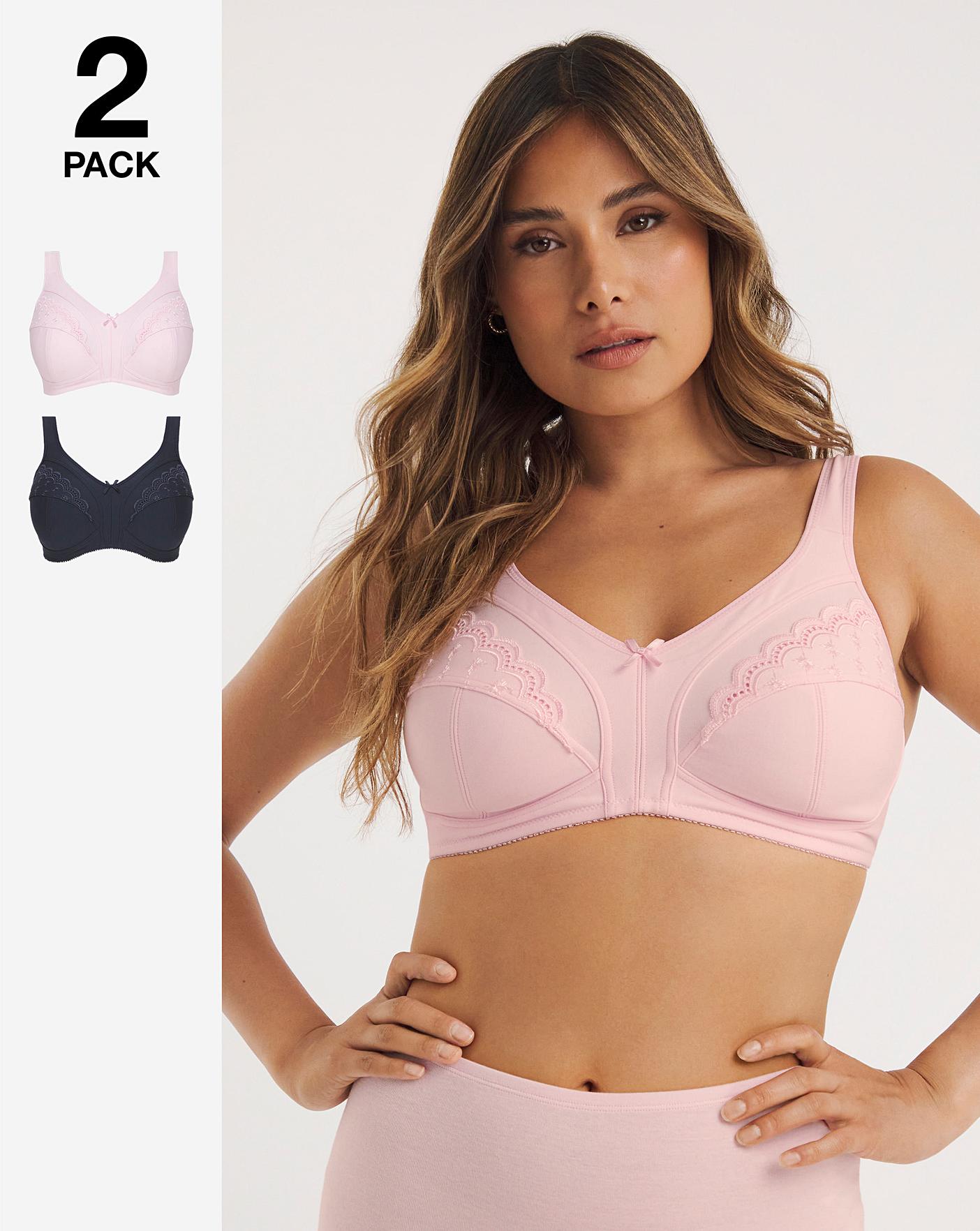 2 Pack Sally Minimiser Non Wired Bras in 2023