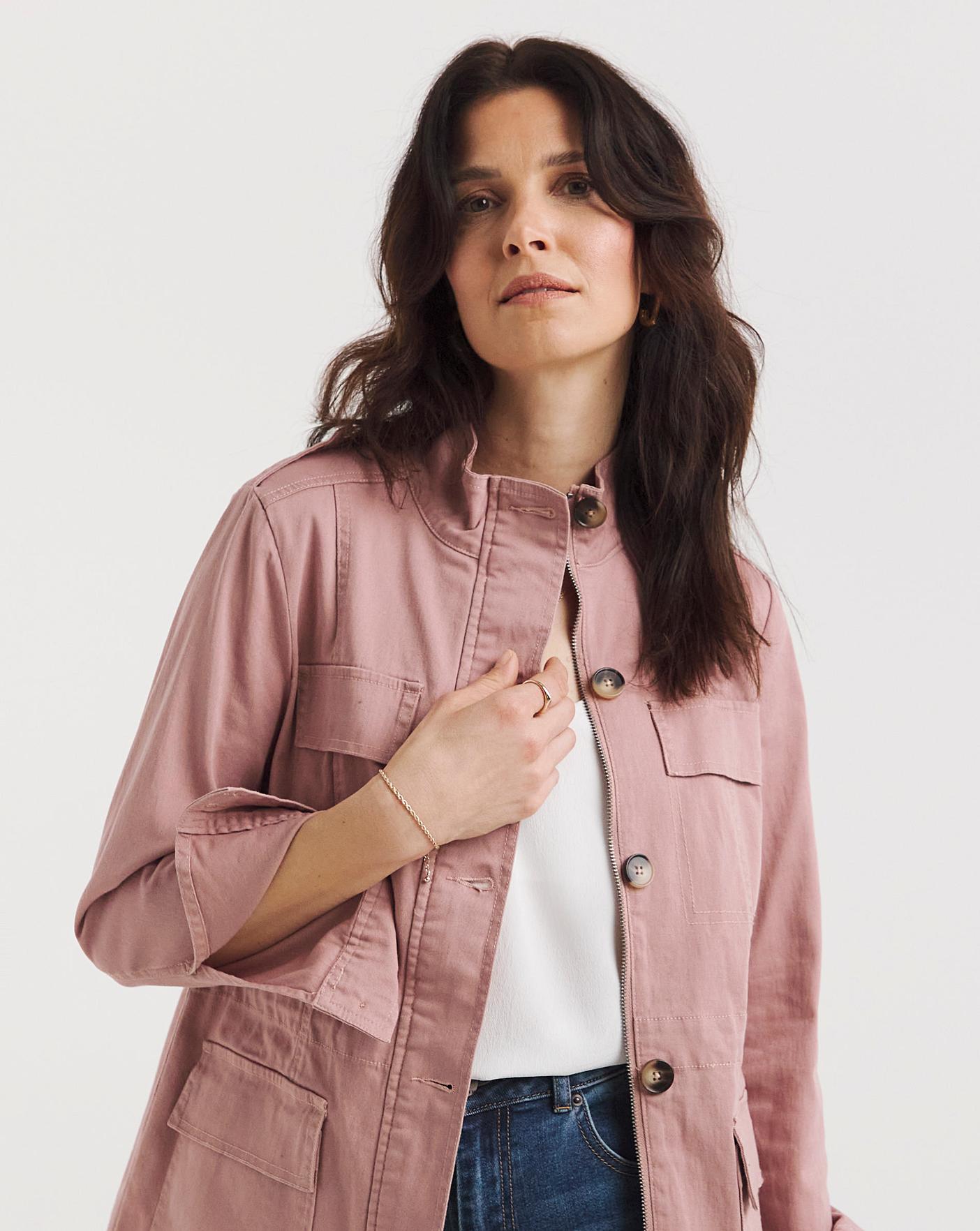 Blush Utility Jacket J D Williams