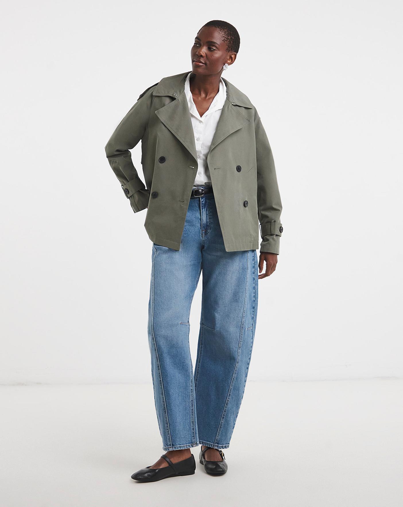Anthology Khaki Short Trench Coat | Oxendales