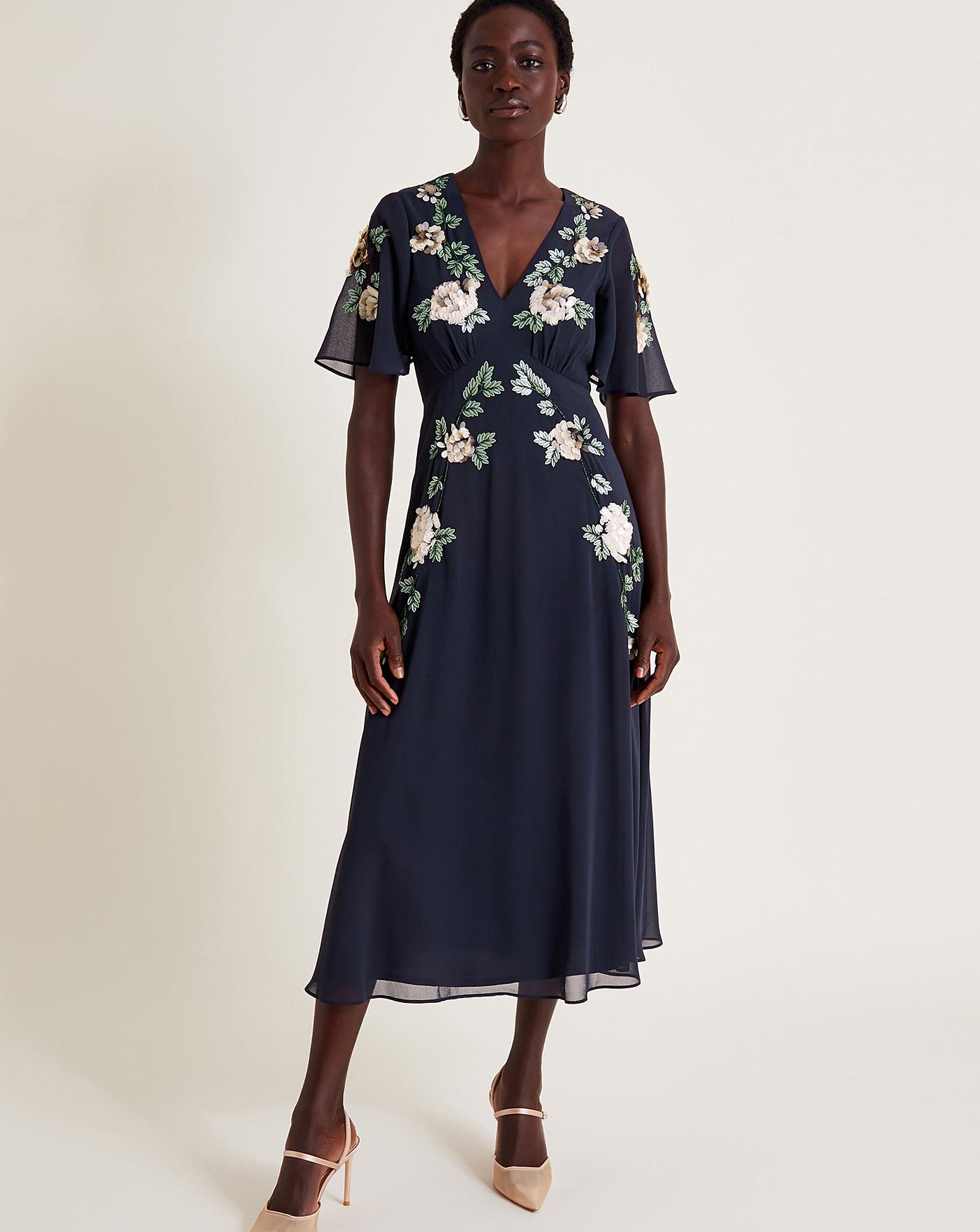 Monsoon Cora Floral Tea Dress Simply Be