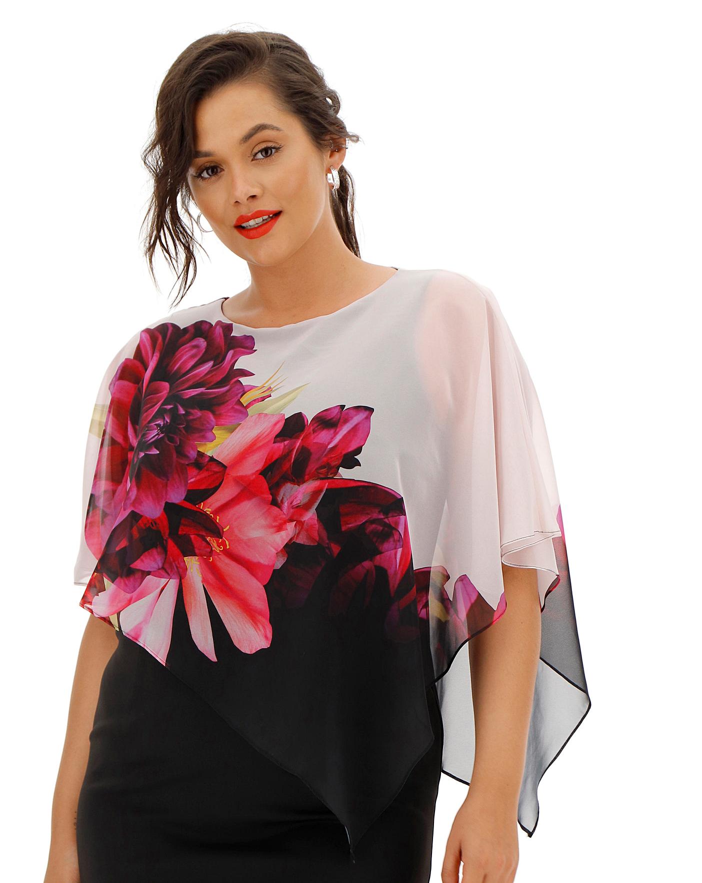 coast tina overlay dress