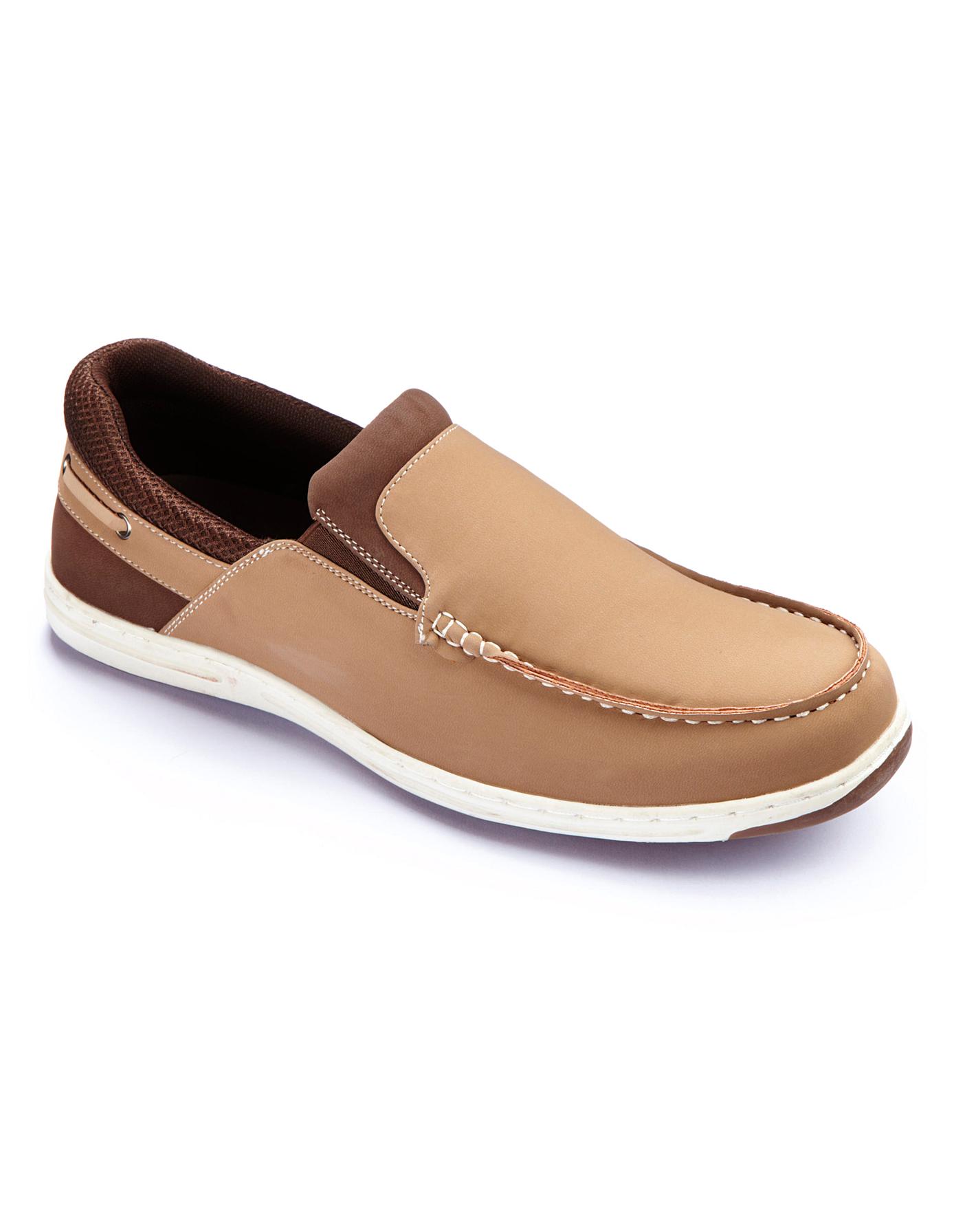 mens wide fit slip on shoes
