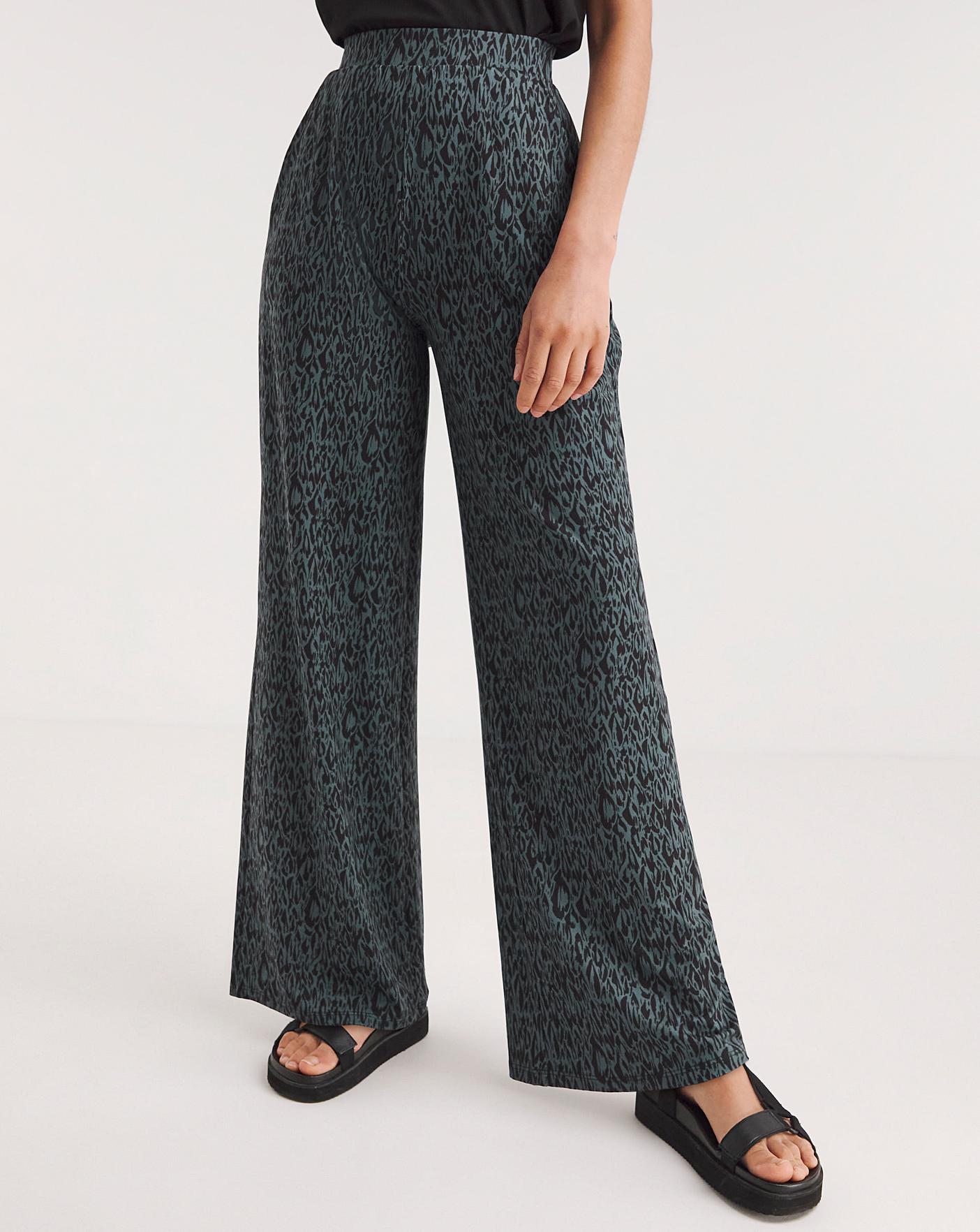 Soft Touch Jersey Straight Leg Trousers | Marisota