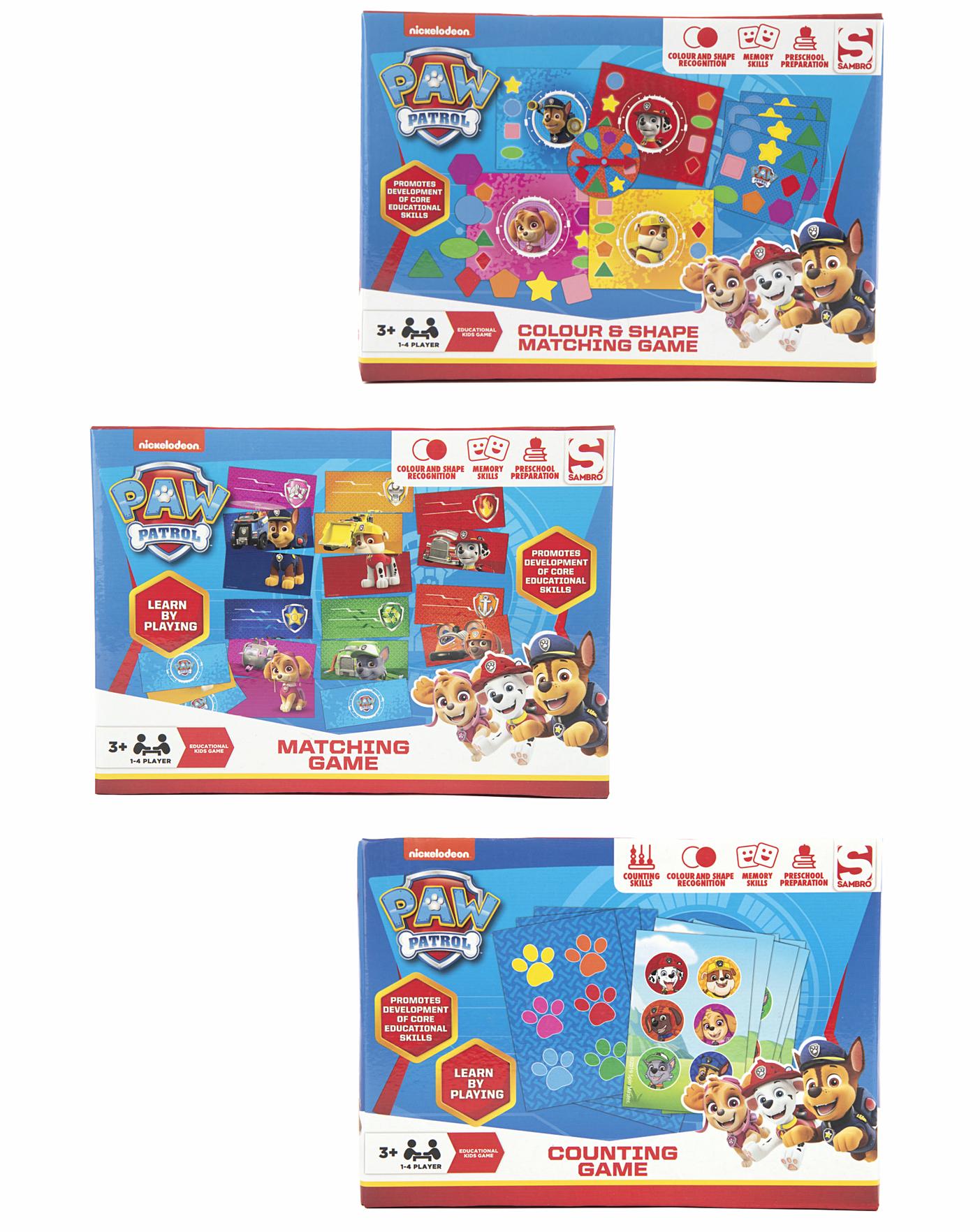 Paw Patrol Games Bundle J D Williams