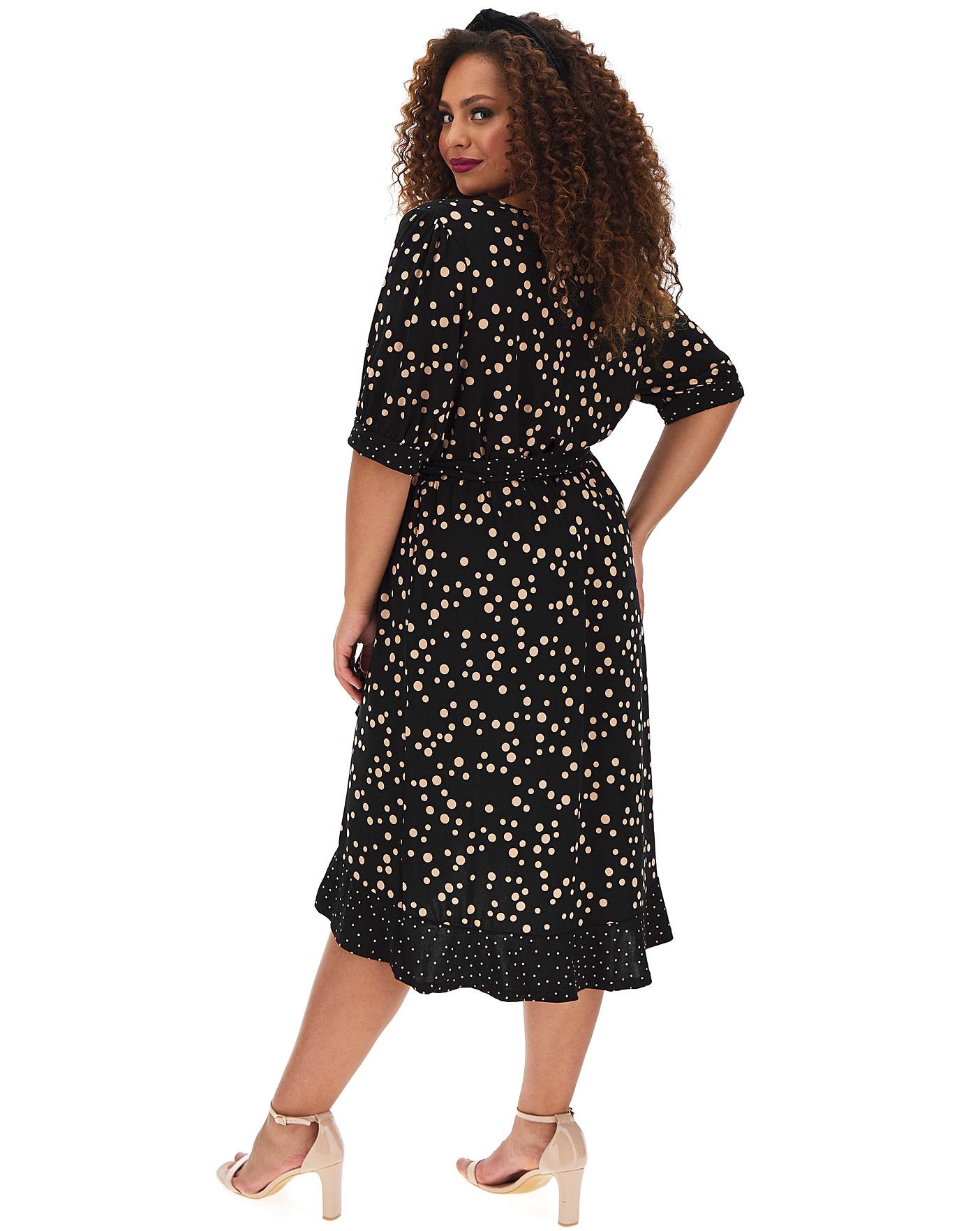 Oasis Spot Wrap Midi Dress Outlet Sale, UP TO 61% OFF | www.sedia.es