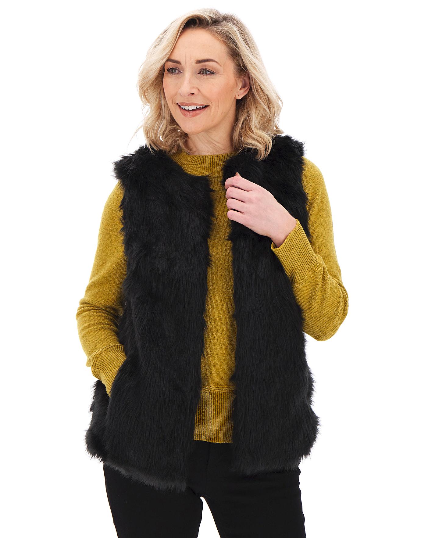 fur gilet