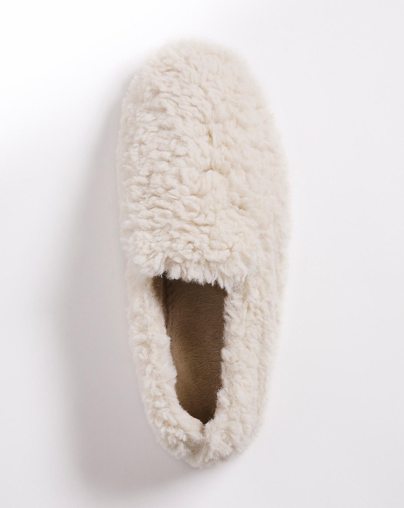 Teddy Fur Slipper E Fit | J D Williams