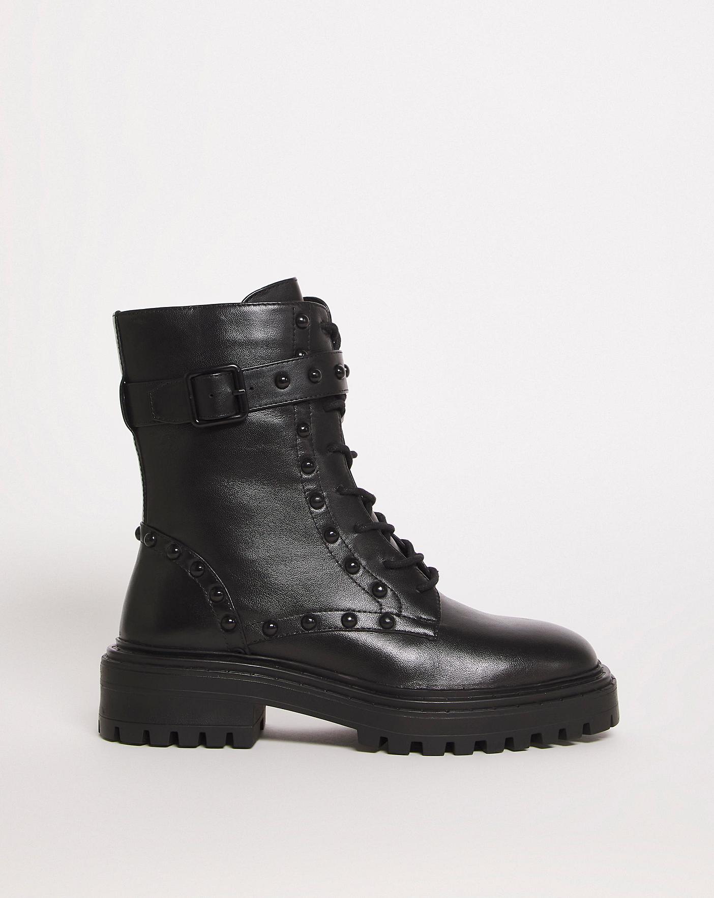 Stud detail ankle outlet boots