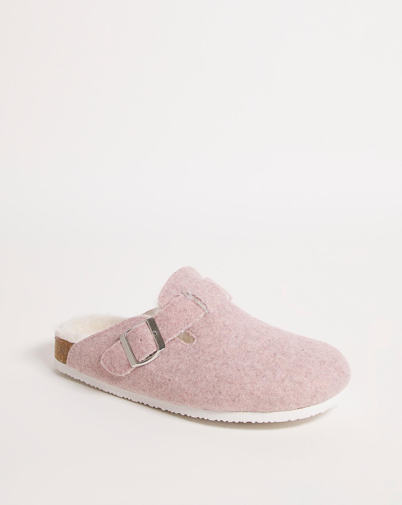 Cushion Walk Buckle Mule Slipper E Fit Oxendales