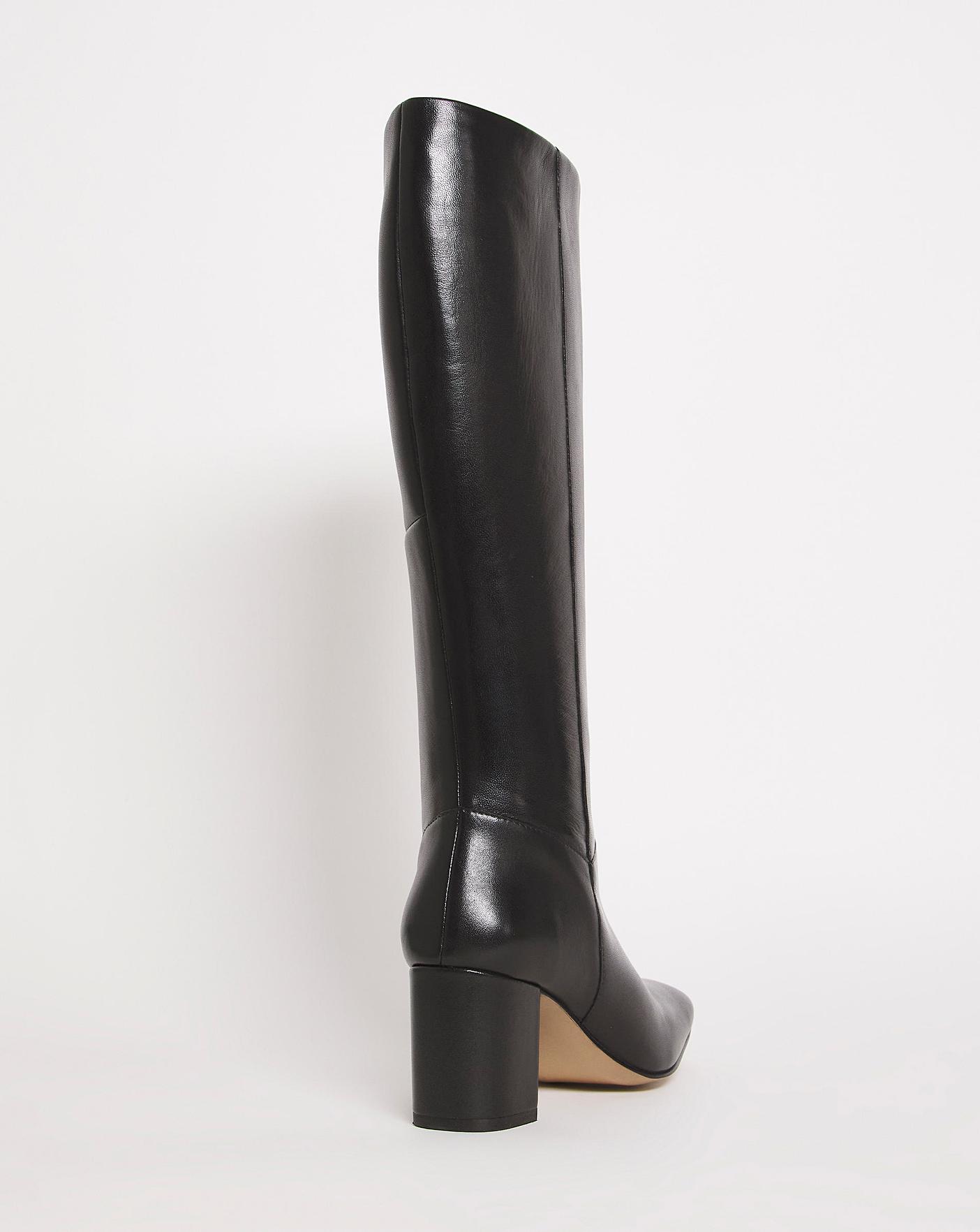 Leather High Leg Boot E Fit Super Curvy Ambrose Wilson