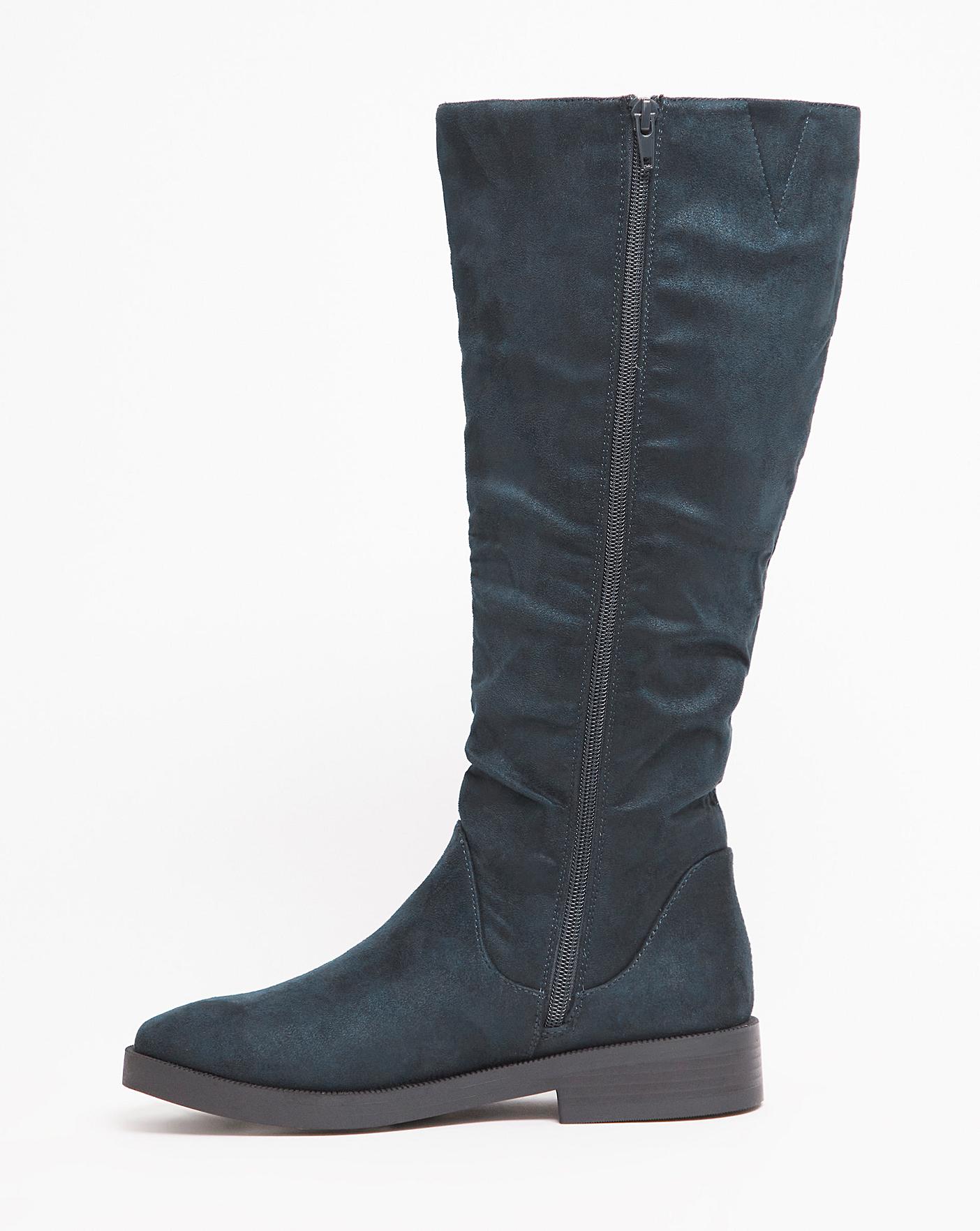 Ruched Boot Eee Fit Super Curvy Calf Marisota