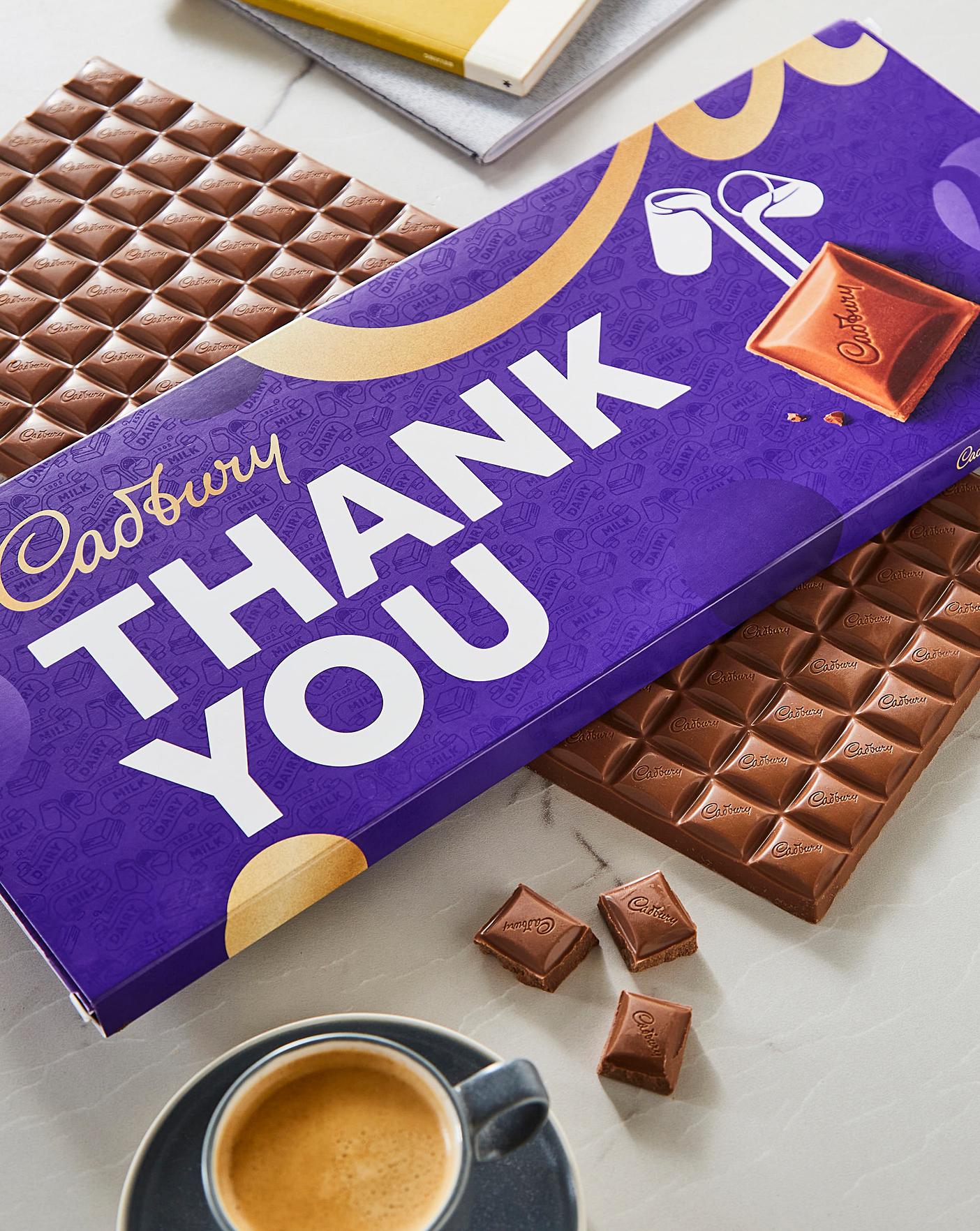 Cadbury Dairy Milk Thank You Bar 850g Premier Man