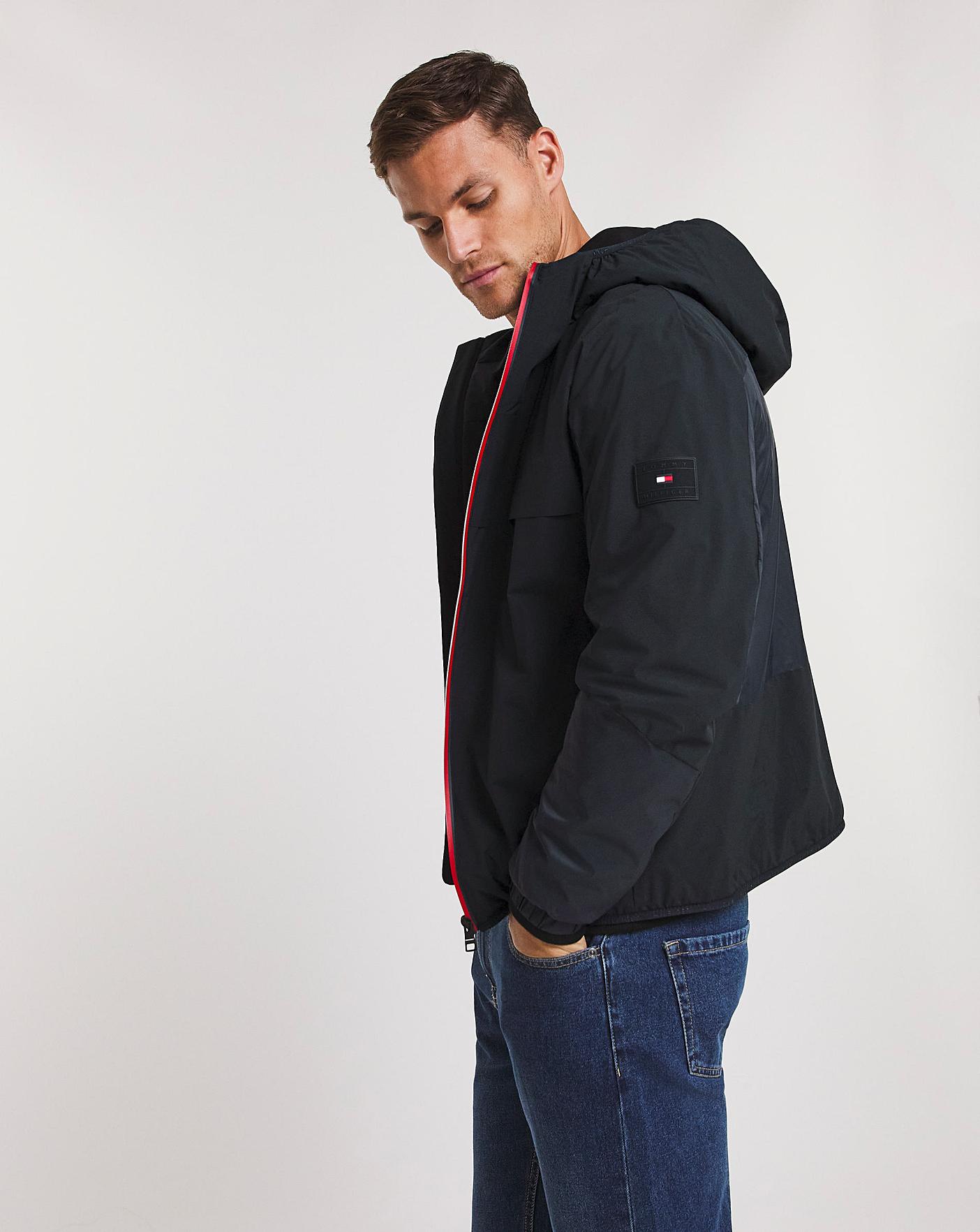 tommy hilfiger tech hooded jacket