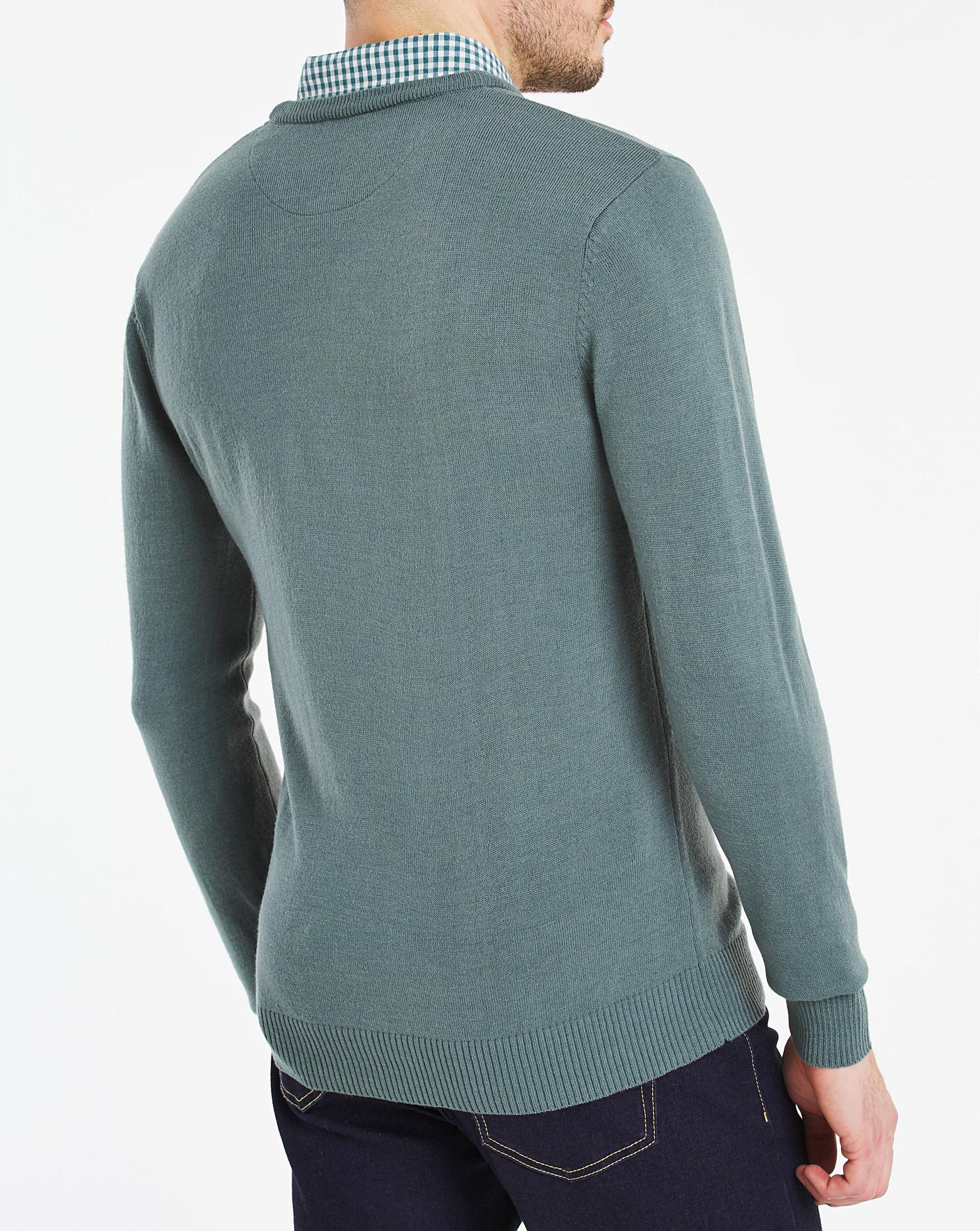 Sage Mock Collar Jumper J D Williams