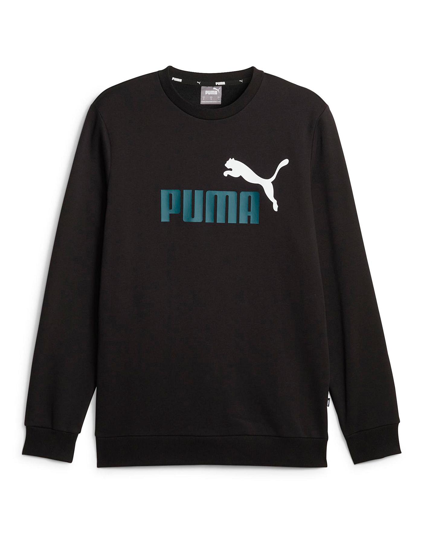 Puma logo sweatshirt hotsell