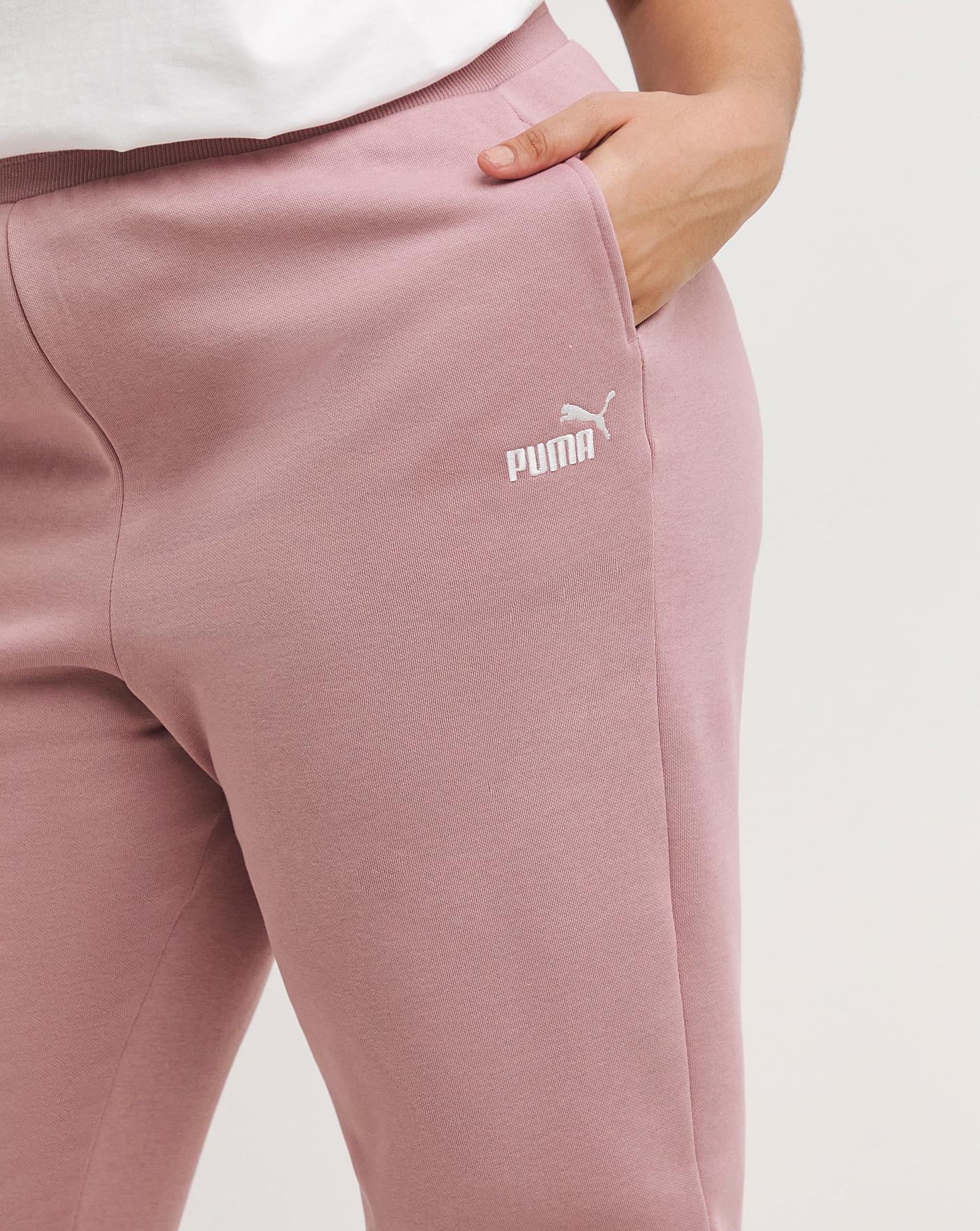 Pink puma sweatpants sale