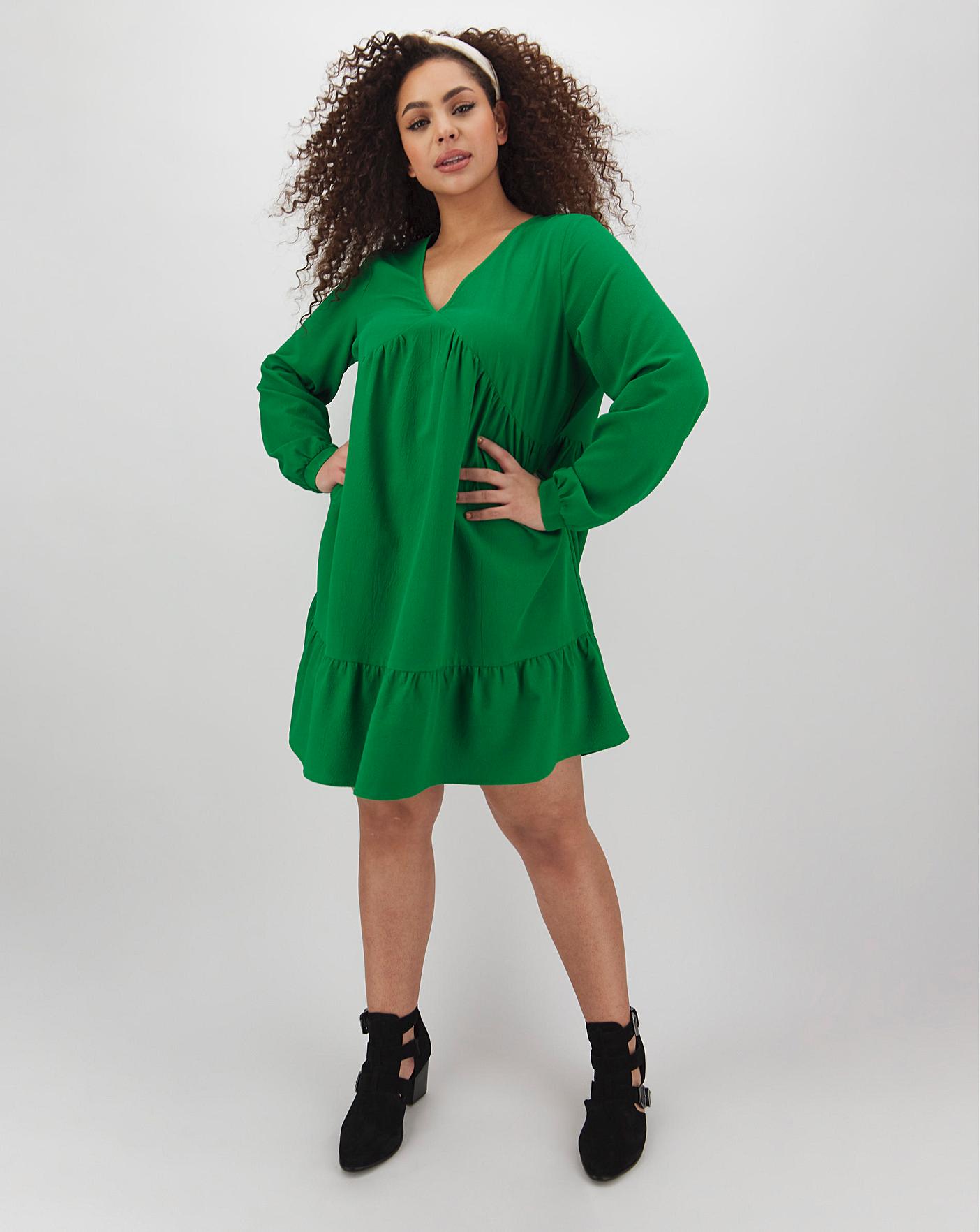 drop waist smock dress