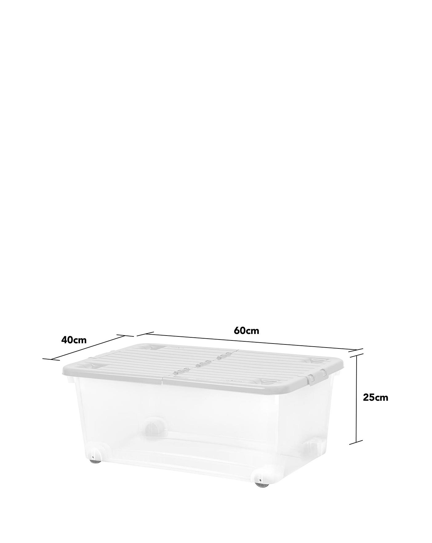 Wham Grey 45L Box Wheels & Lid Set of 3 Ambrose Wilson