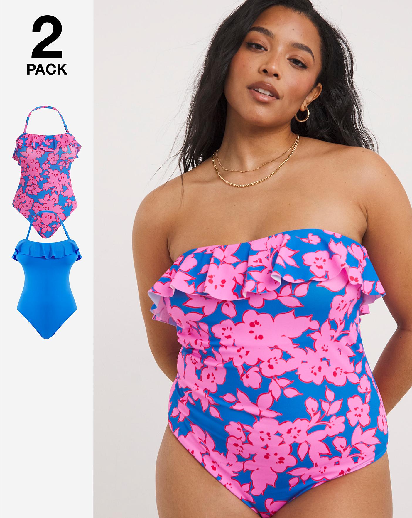 Tube top swimsuits sales plus size